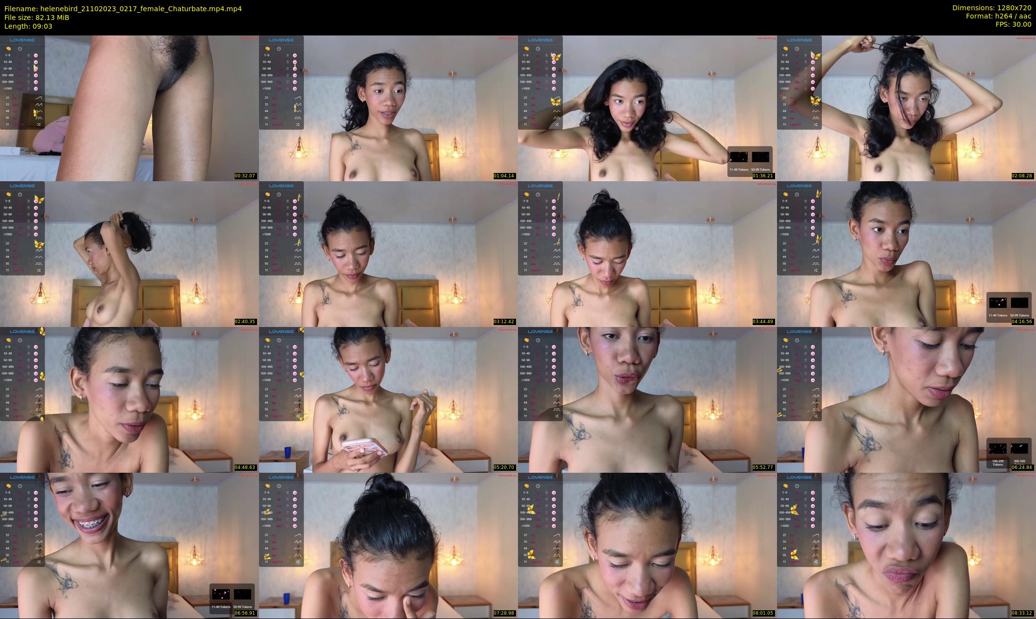 helenebird — 10 minute Chaturbate female cam show recording, 720p, Oct 21, 2023