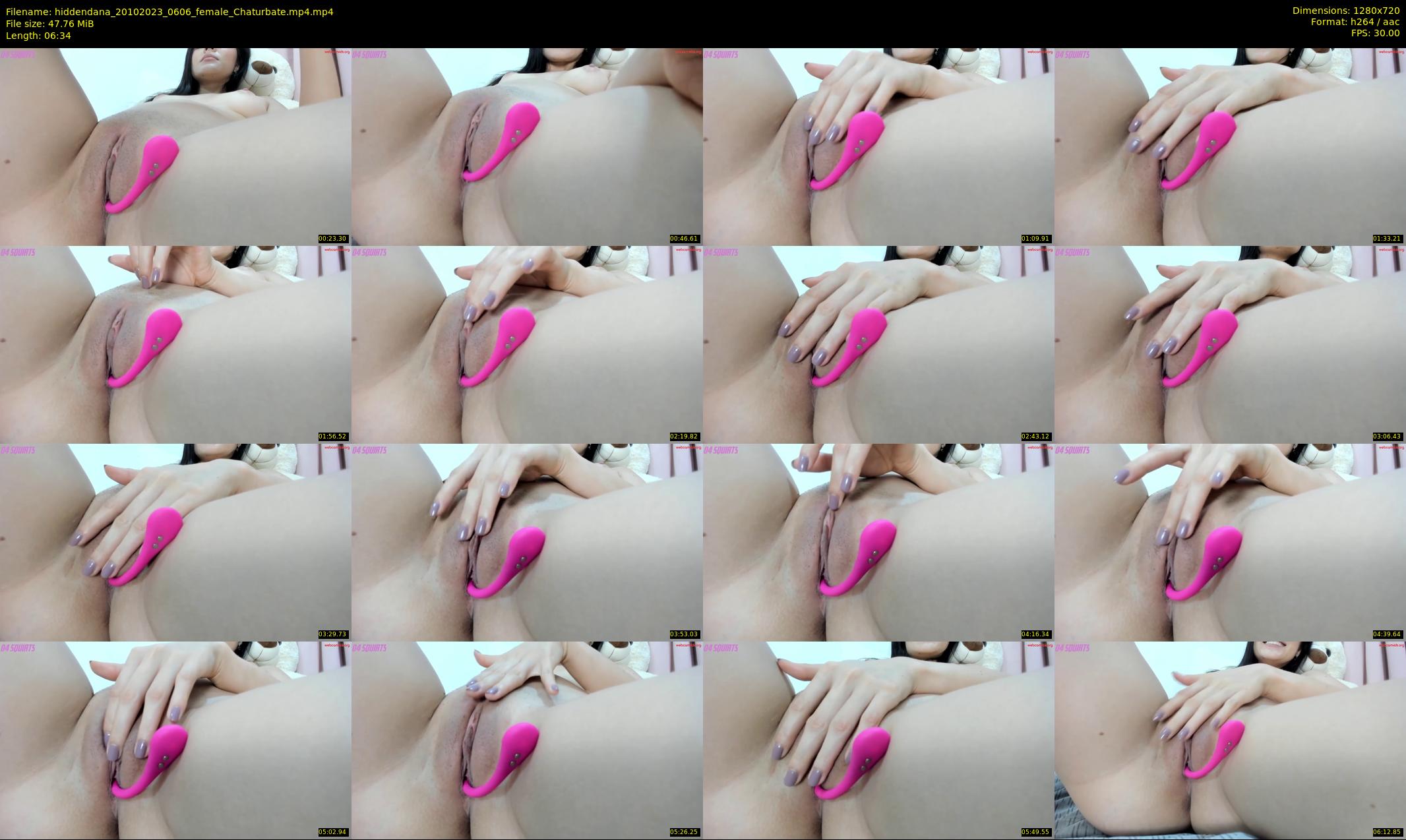 hiddendana — 7 minute Chaturbate female cam show recording, 720p, Oct 20, 2023