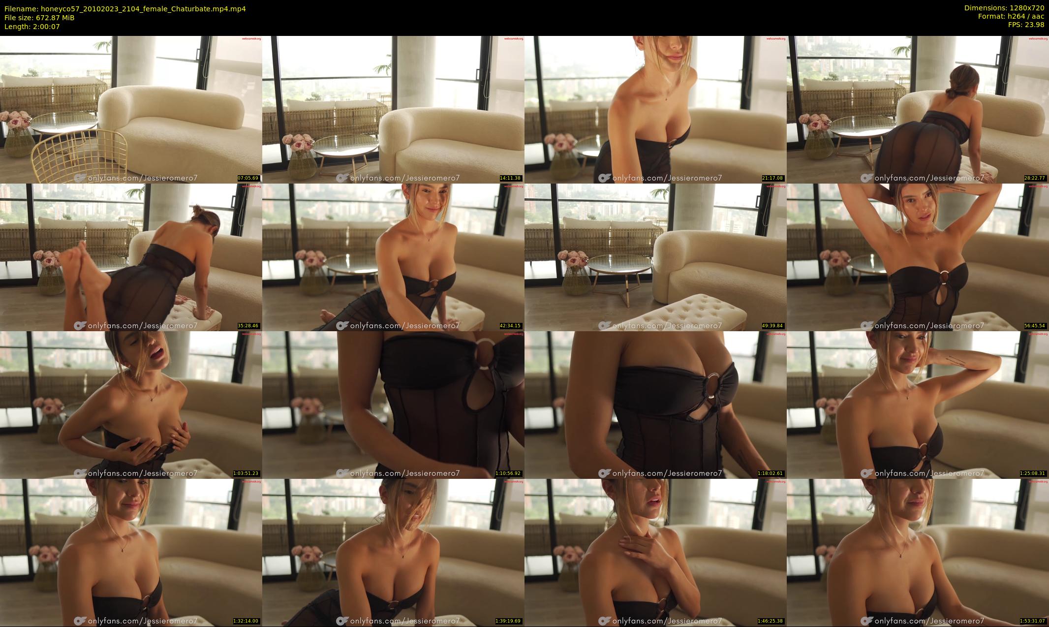 honeyco57 — 121 minute Chaturbate female cam show recording, 720p, Oct 20, 2023