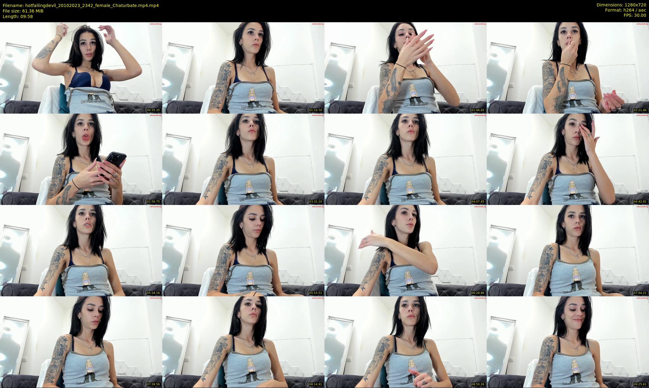 hotfallingdevil — 10 minute Chaturbate female cam show recording, 720p, Oct 20, 2023