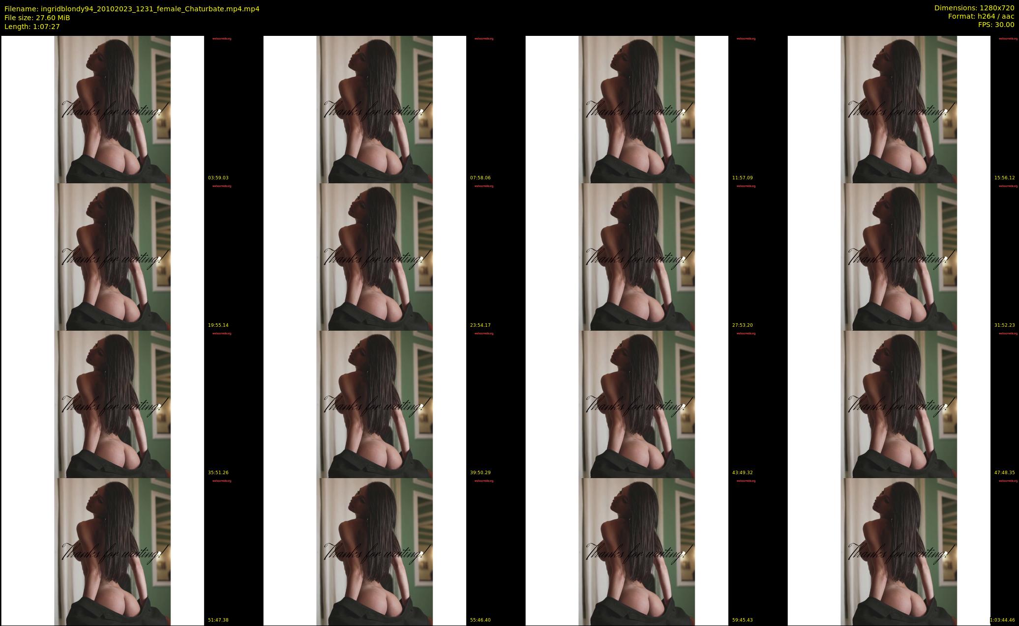 ingridblondy94 — 68 minute Chaturbate female cam show recording, 720p, Oct 20, 2023