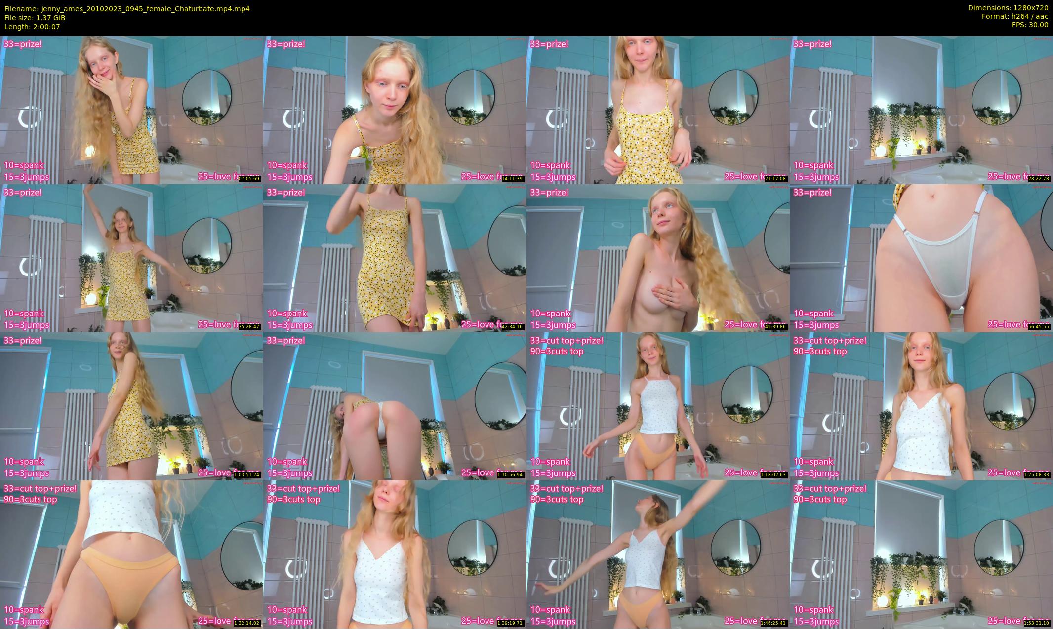 jenny_ames — 121 minute Chaturbate female cam show recording, 720p, Oct 20, 2023
