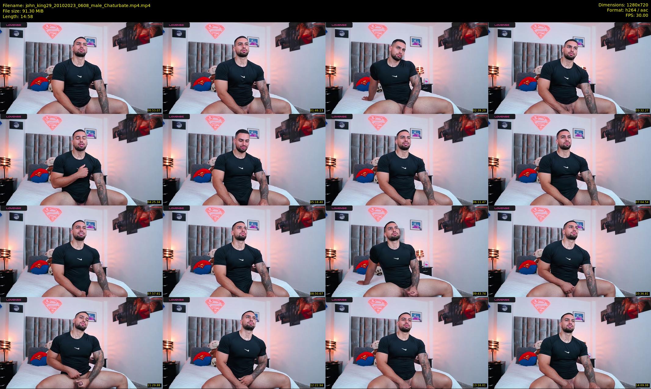 john_king29 — 15 minute Chaturbate male cam show recording, 720p, Oct 20, 2023