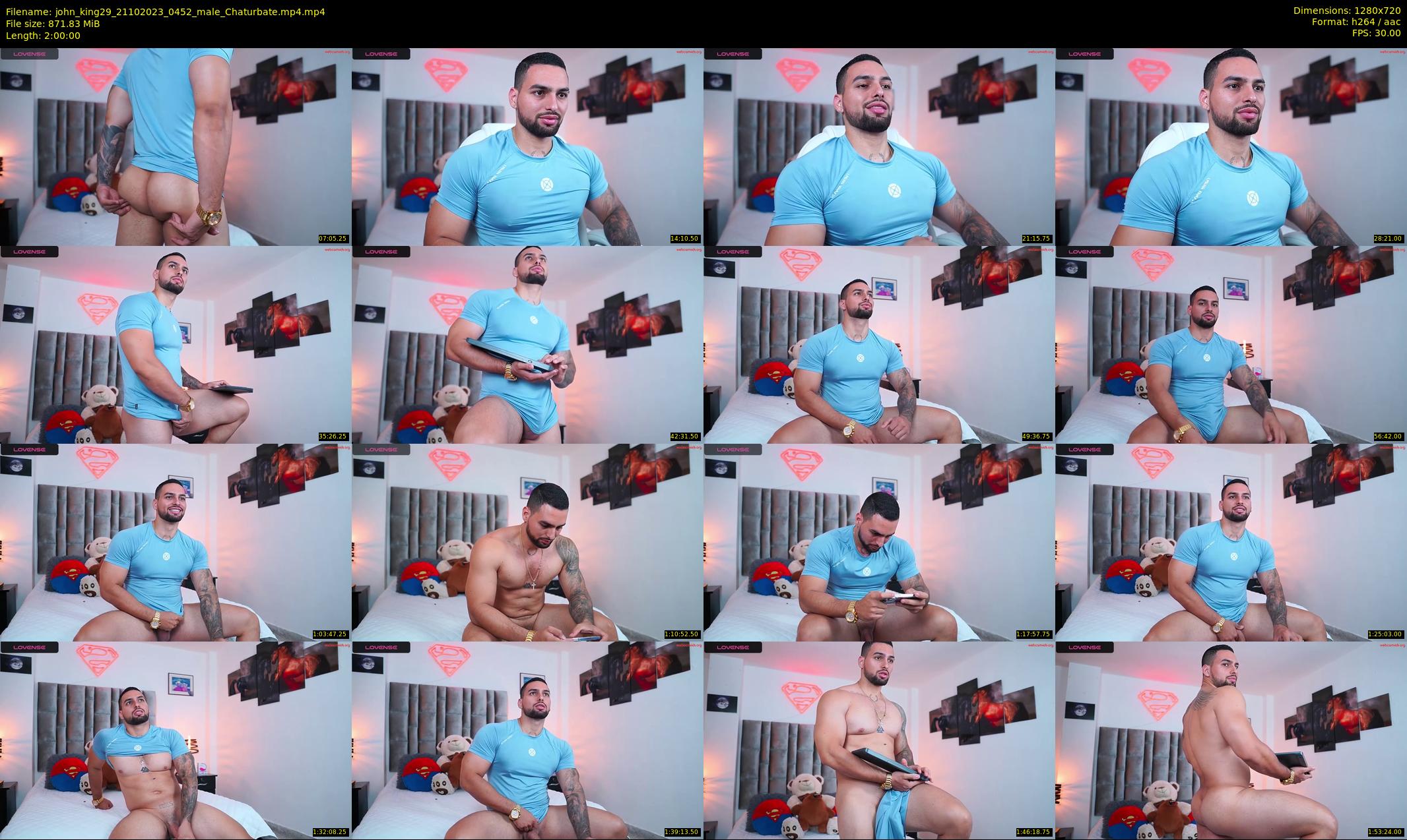 john_king29 — 120 minute Chaturbate male cam show recording, 720p, Oct 21, 2023