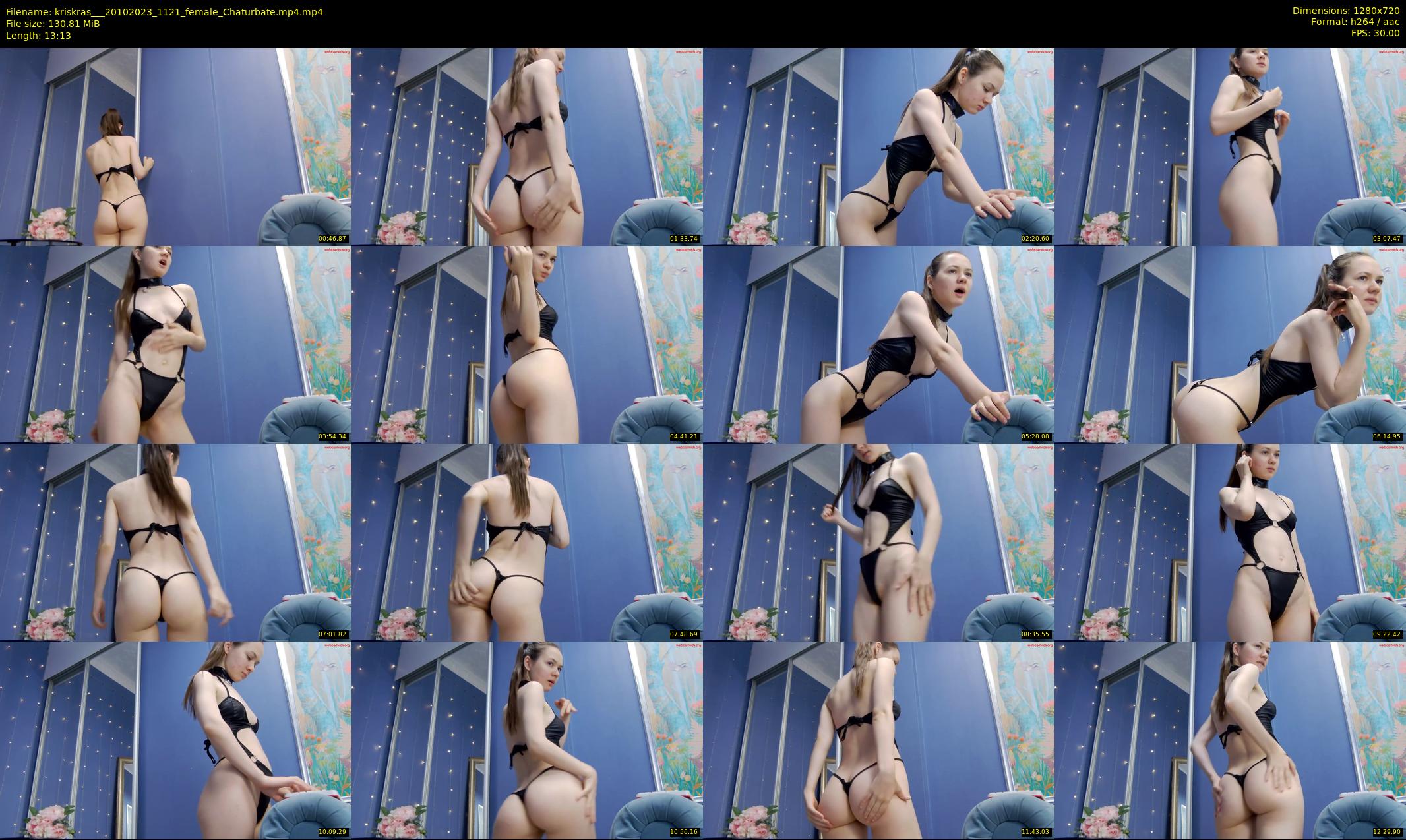 kriskras__ — 14 minute Chaturbate female cam show recording, 720p, Oct 20, 2023