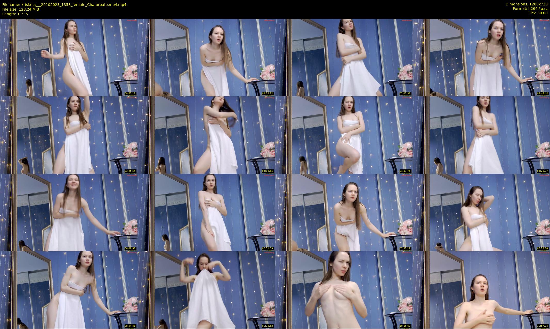 kriskras__ — 12 minute Chaturbate female cam show recording, 720p, Oct 20, 2023