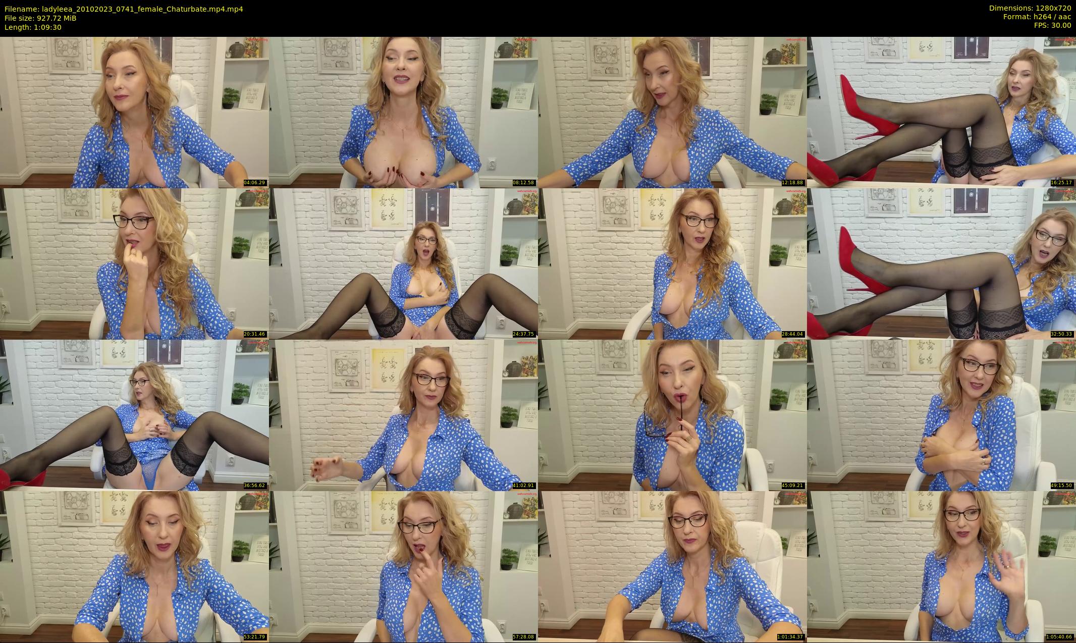 ladyleea — 70 minute Chaturbate female cam show recording, 720p, Oct 20, 2023