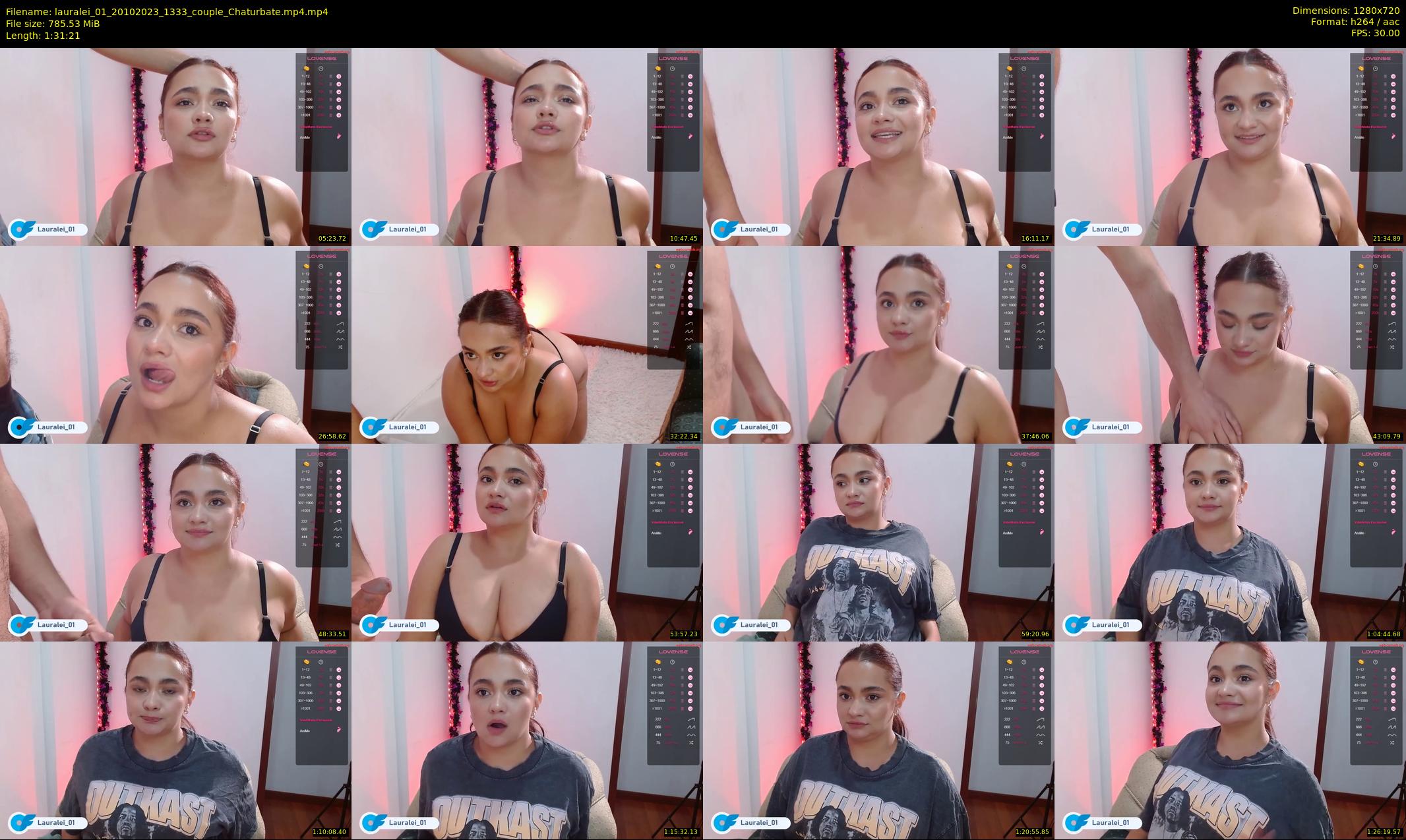 lauralei_01 — 92 minute Chaturbate couple cam show recording, 720p, Oct 20, 2023