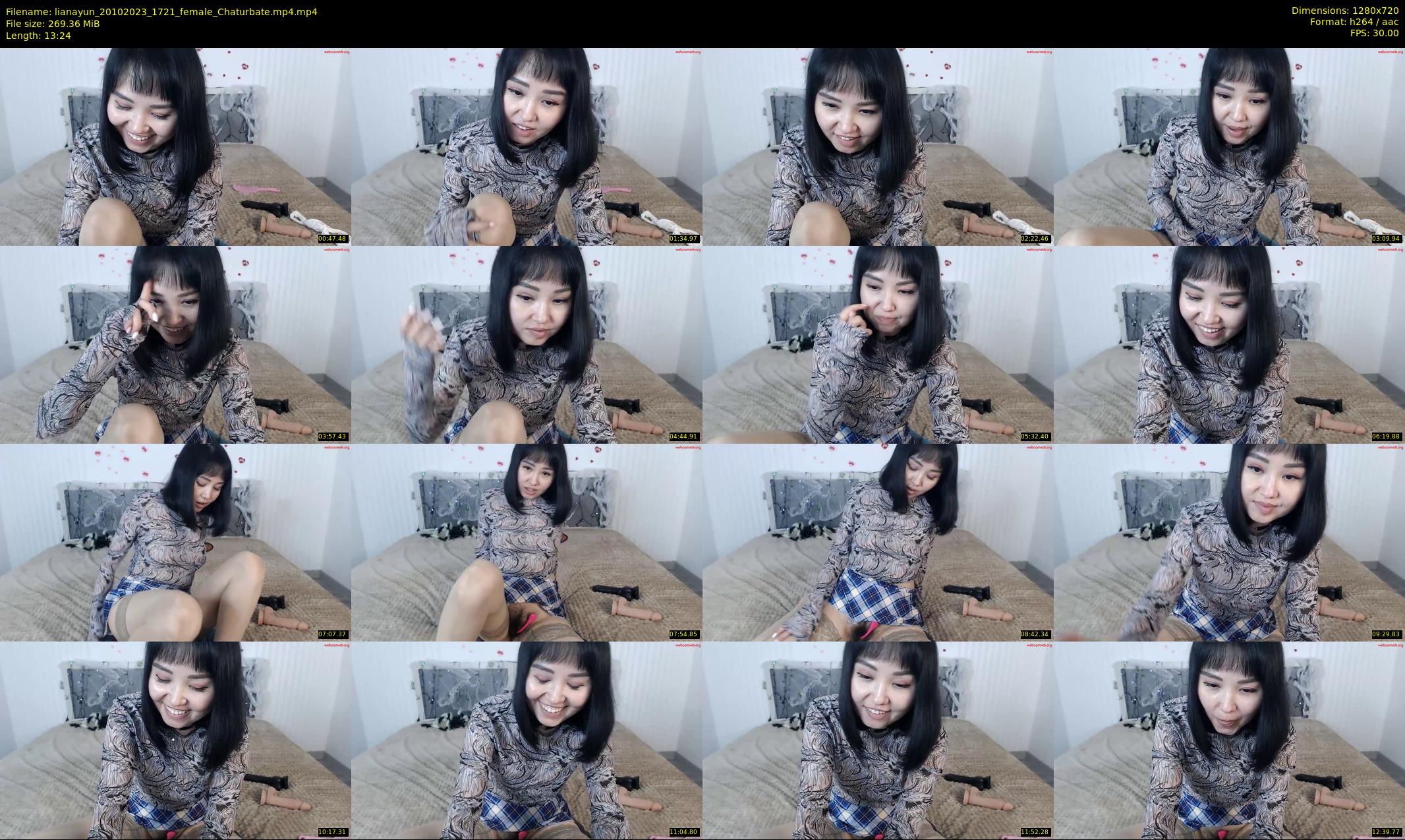 lianayun — 14 minute Chaturbate female cam show recording, 720p, Oct 20, 2023
