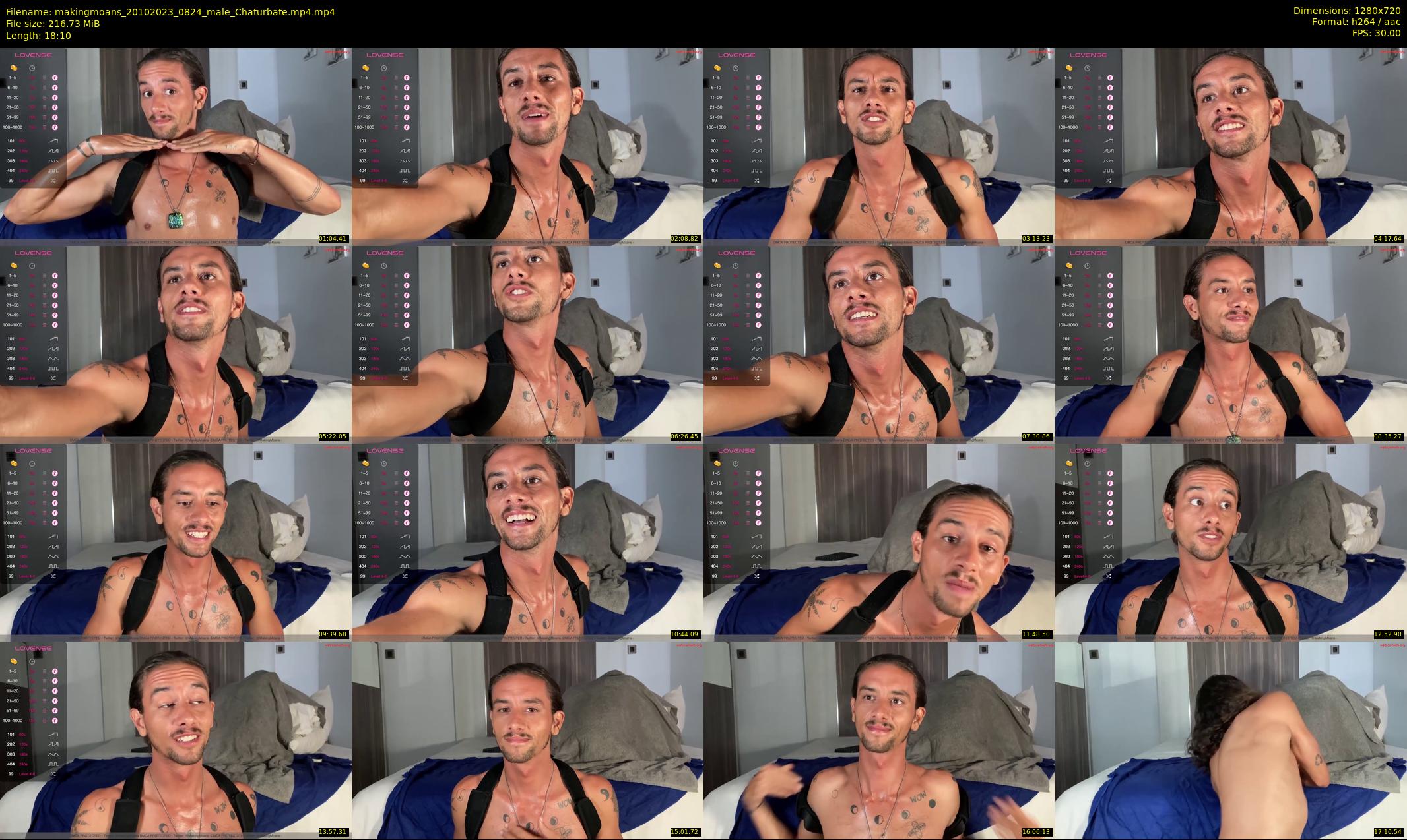 makingmoans — 19 minute Chaturbate male cam show recording, 720p, Oct 20, 2023