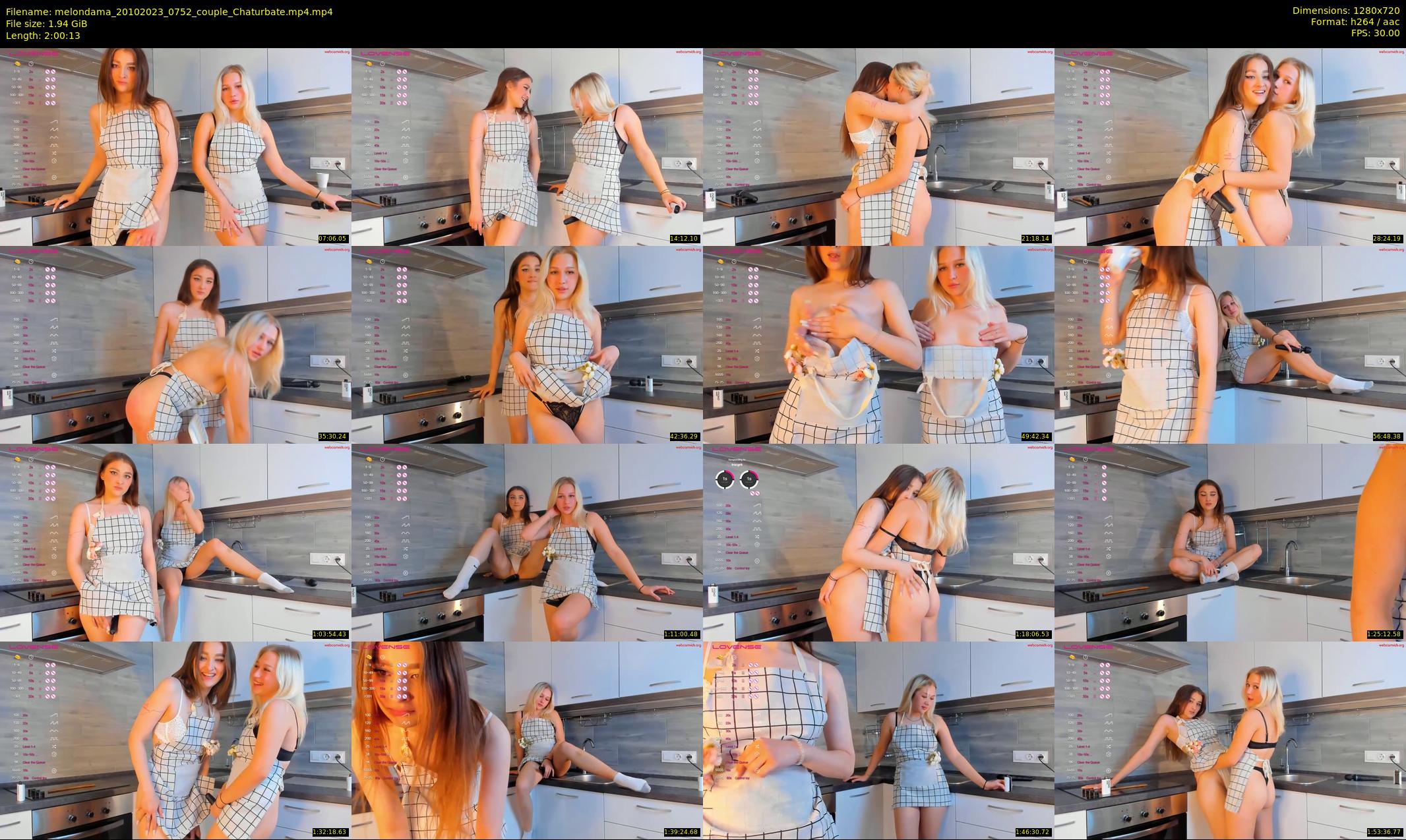melondama — 121 minute Chaturbate female cam show recording, 720p, Oct 20, 2023