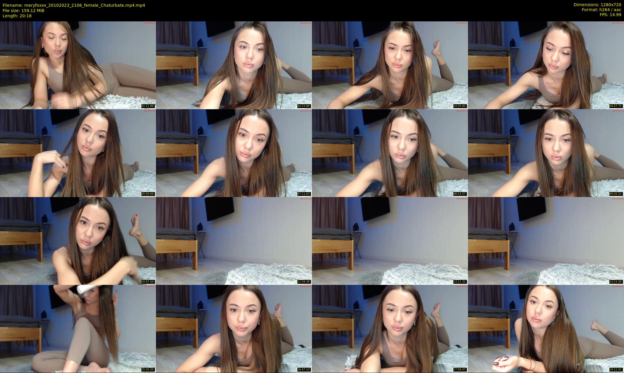 meryfoxxx — 21 minute Chaturbate female cam show recording, 720p, Oct 20, 2023