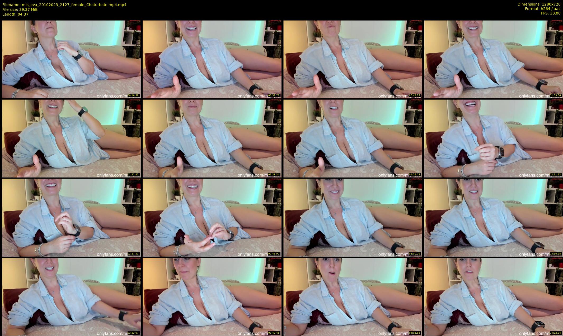 mis_eva — 5 minute Chaturbate female cam show recording, 720p, Oct 20, 2023