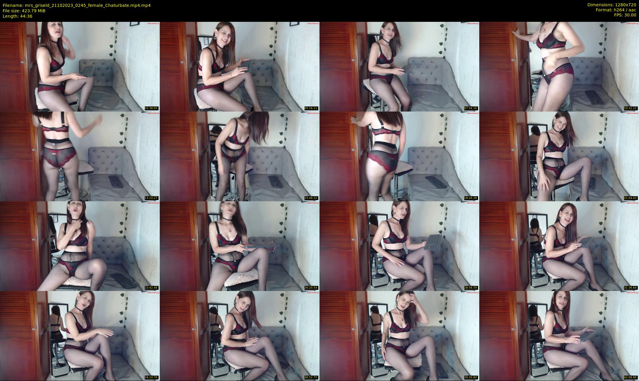 mrs_griseld — 45 minute Chaturbate female cam show recording, 720p, Oct 21, 2023