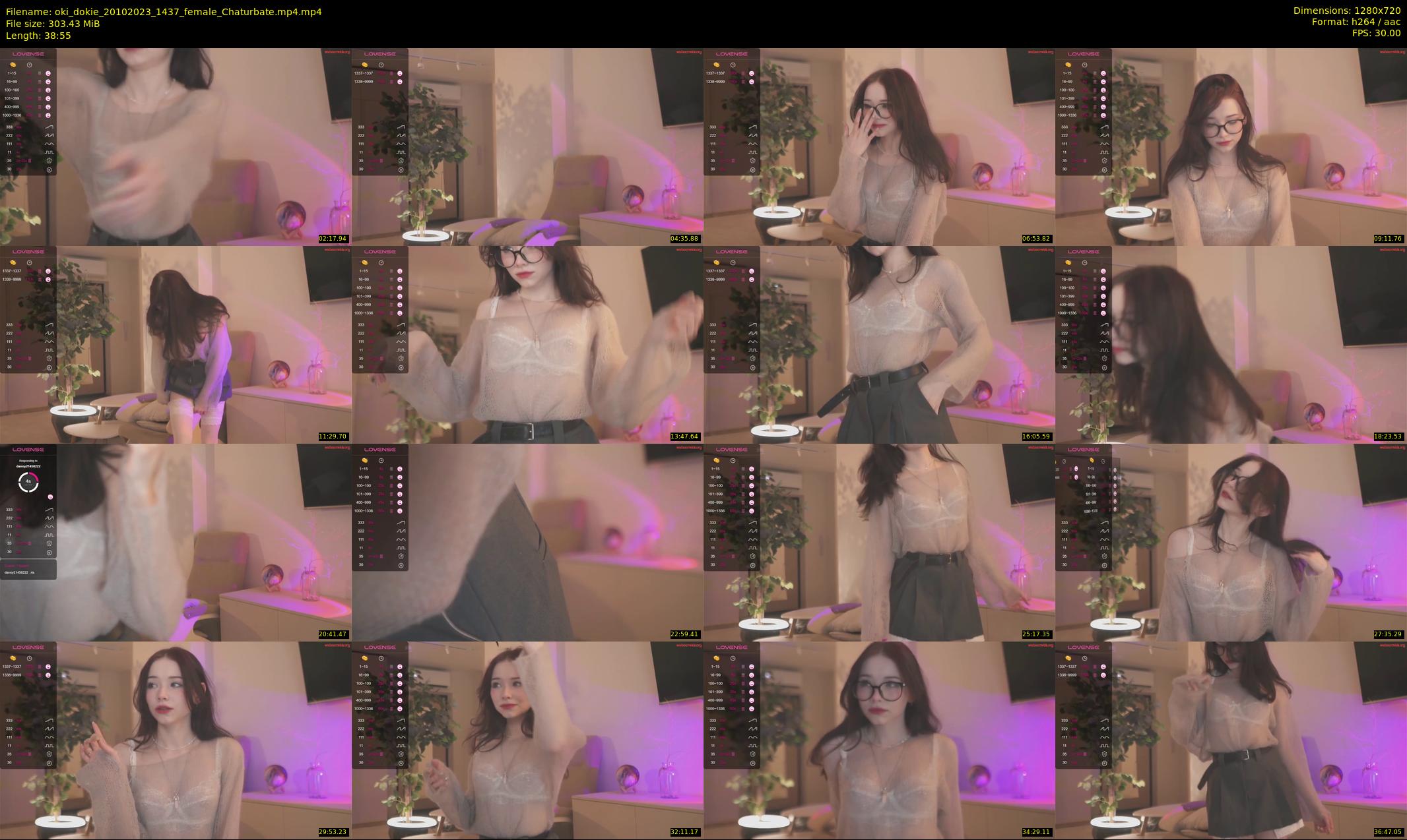 oki_dokie — 39 minute Chaturbate female cam show recording, 720p, Oct 20, 2023