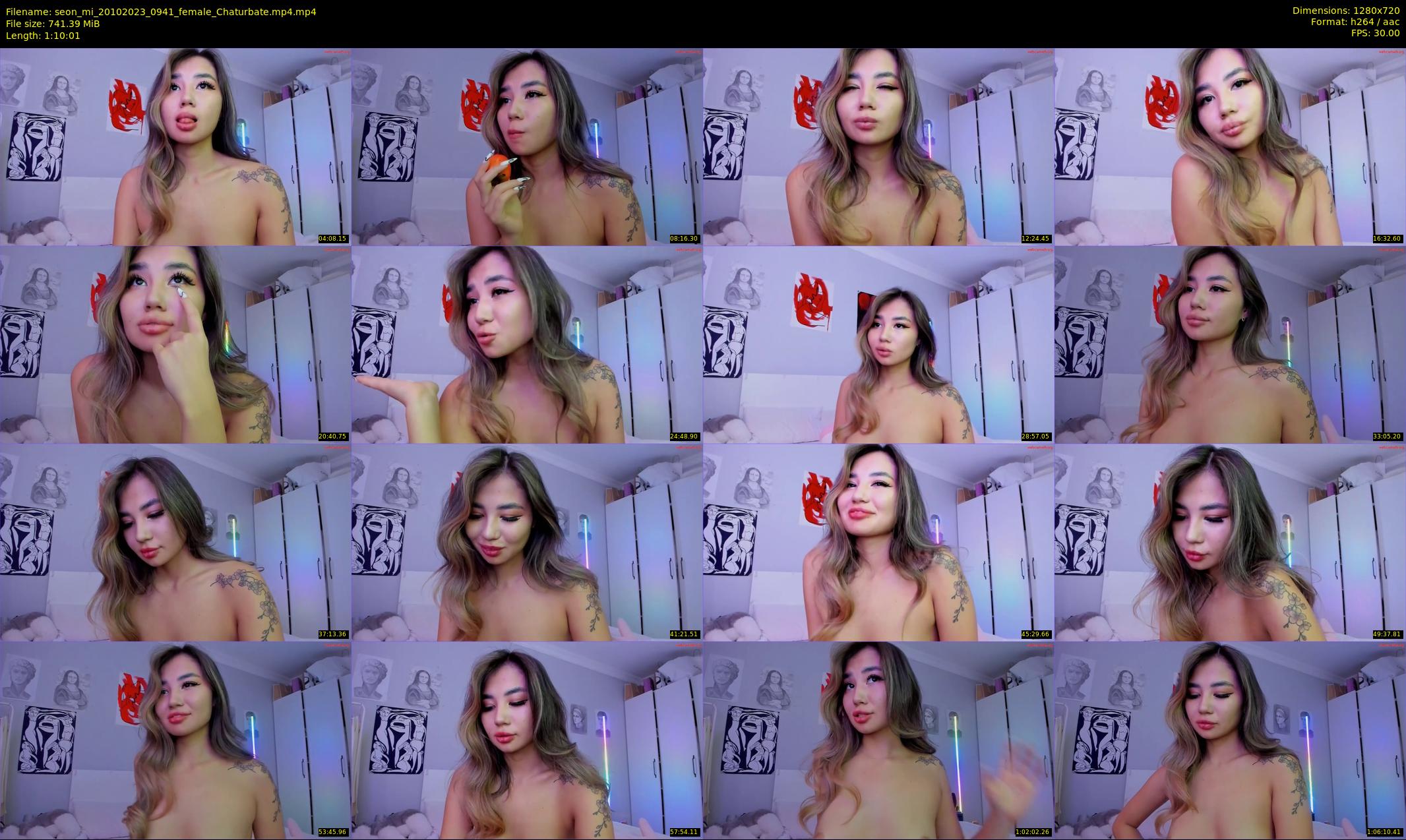 seon_mi — 71 minute Chaturbate female cam show recording, 720p, Oct 20, 2023