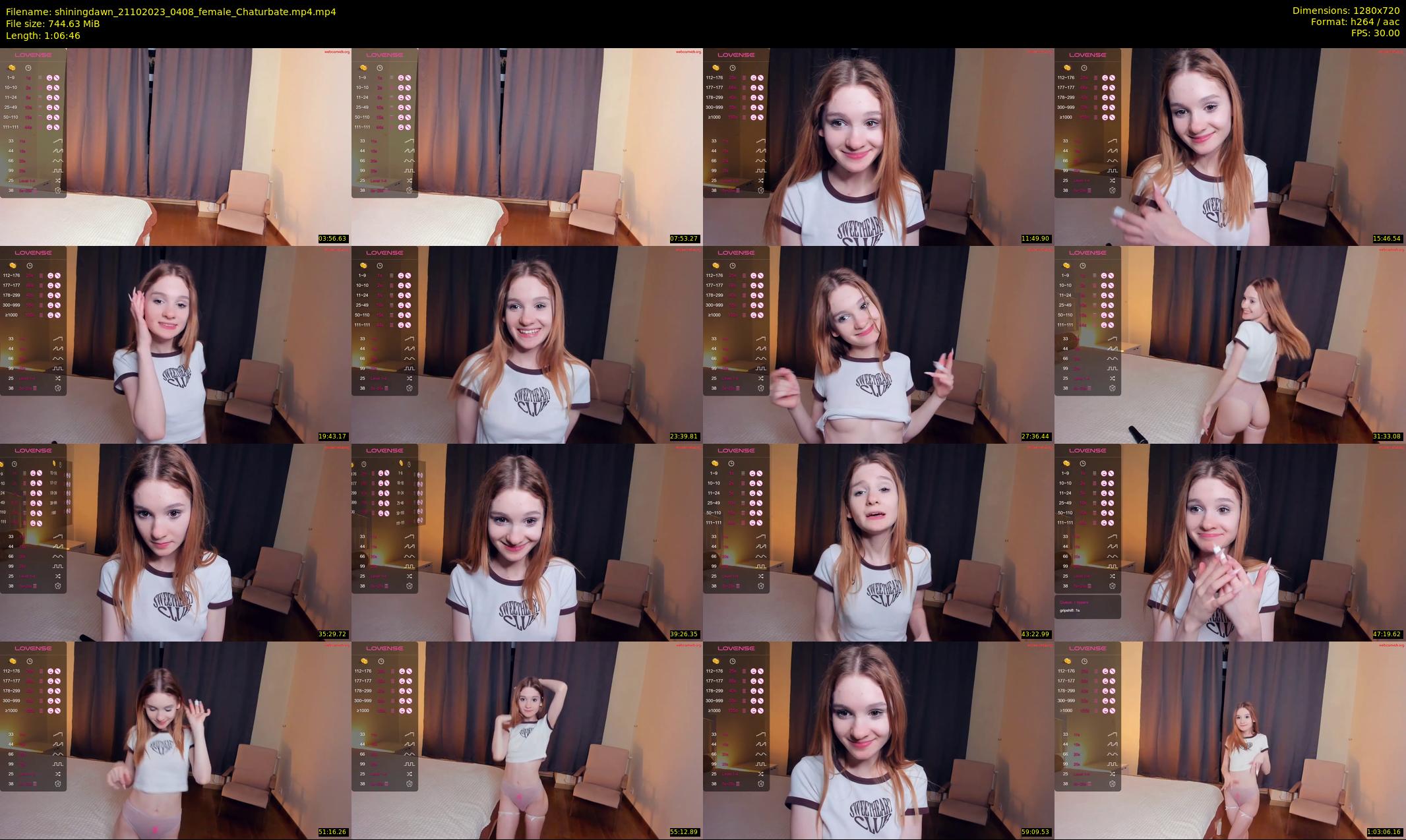 shiningdawn — 67 minute Chaturbate female cam show recording, 720p, Oct 21, 2023
