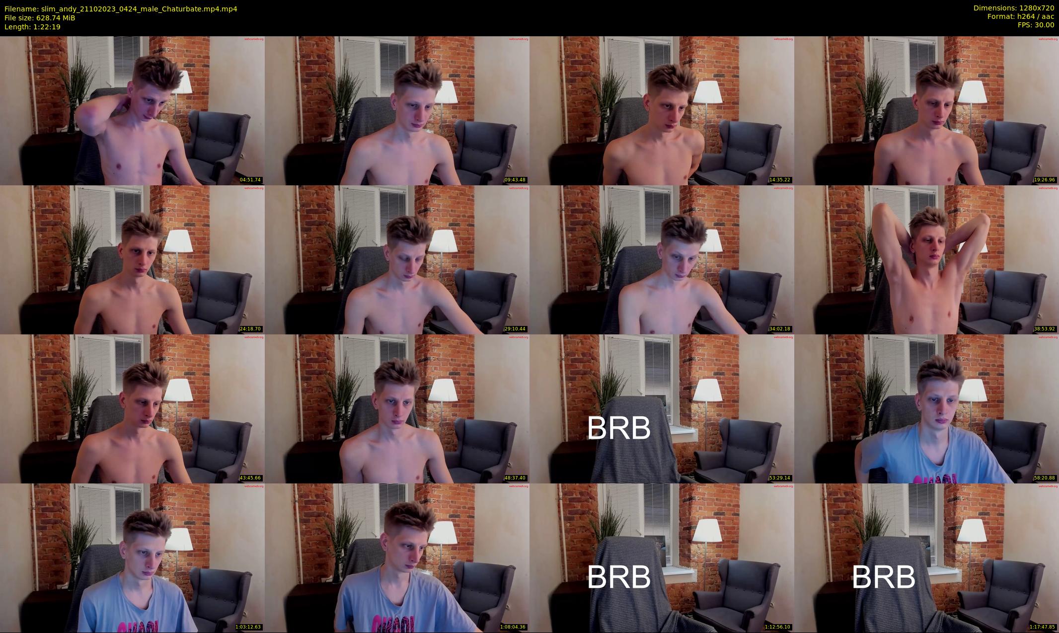 slim_andy — 83 minute Chaturbate male cam show recording, 720p, Oct 21, 2023