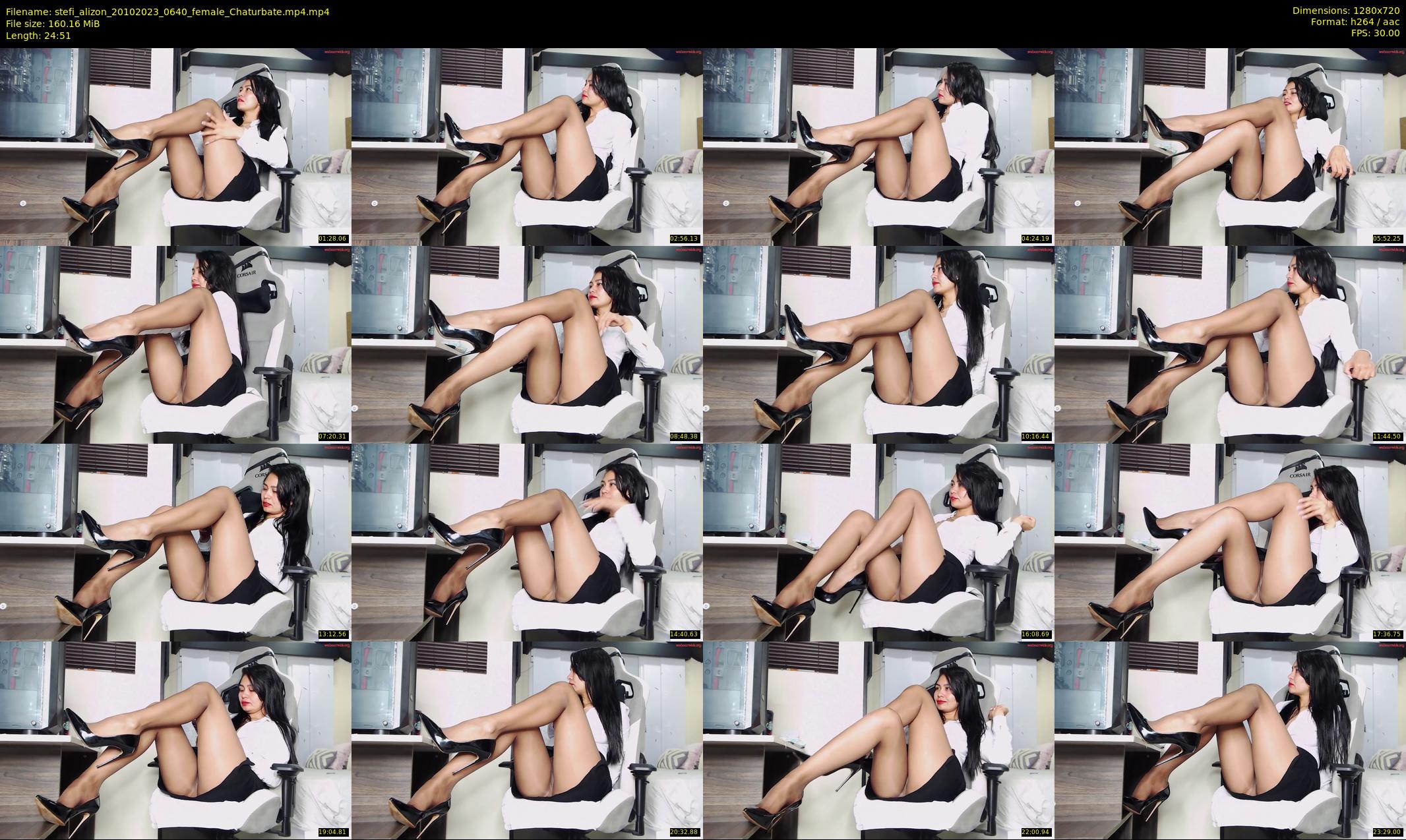 stefi_alizon — 25 minute Chaturbate female cam show recording, 720p, Oct 20, 2023