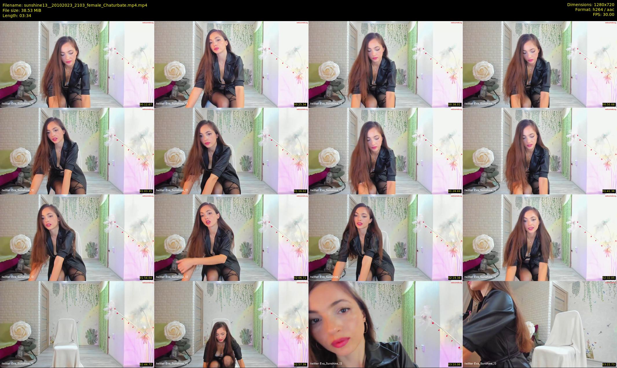 sunshine13_ — 4 minute Chaturbate female cam show recording, 720p, Oct 20, 2023