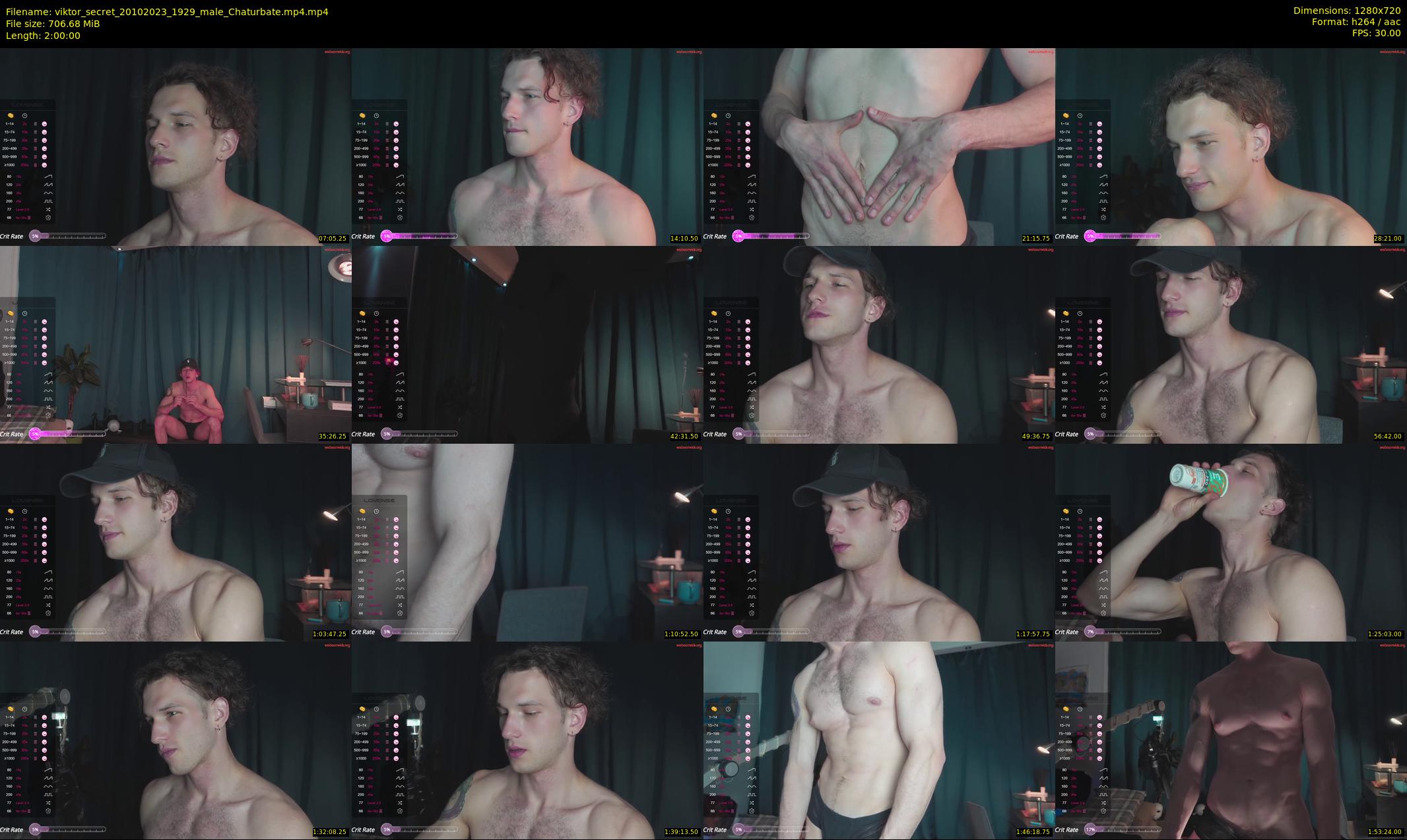 viktor_secret — 120 minute Chaturbate male cam show recording, 720p, Oct 20, 2023
