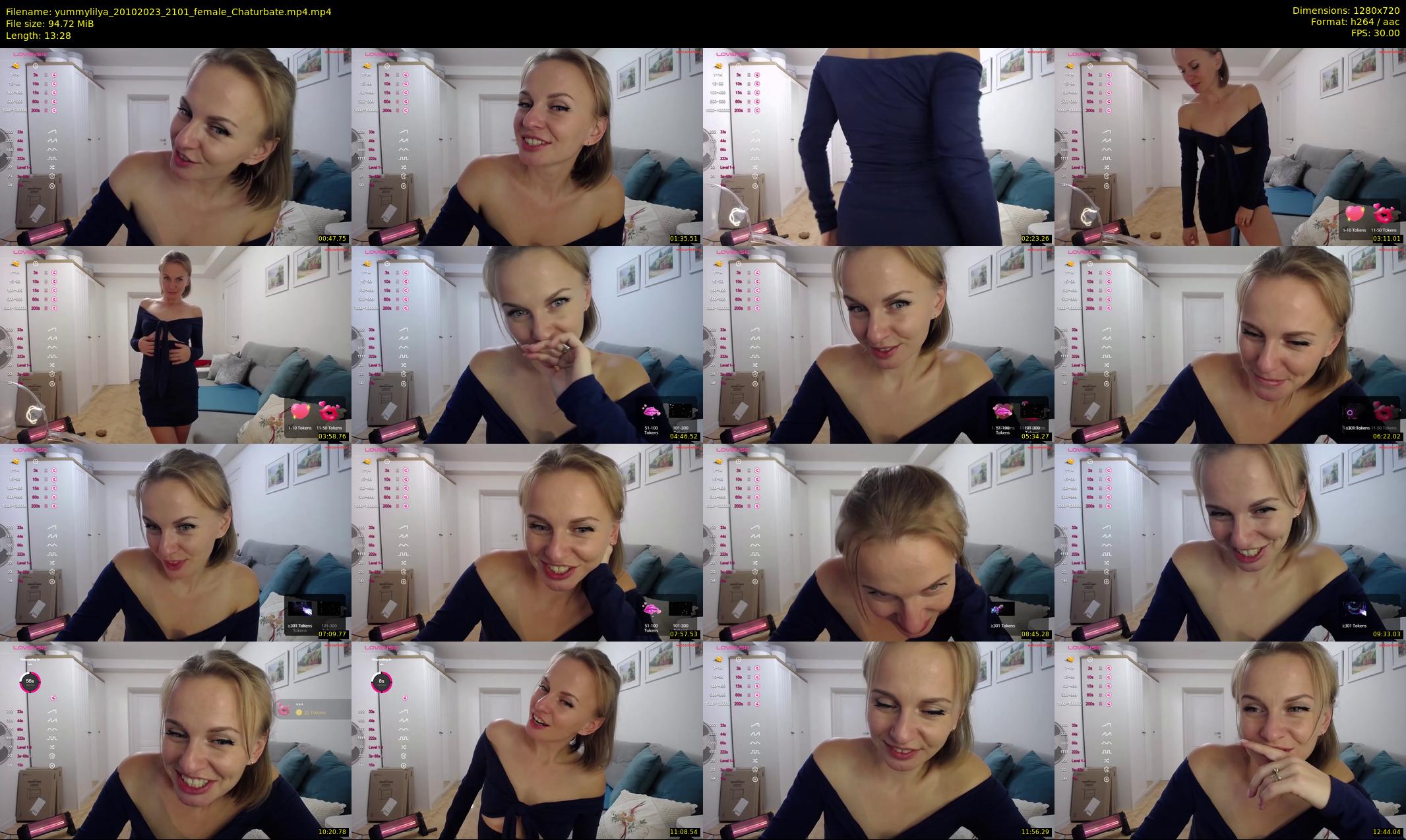 yummylilya — 14 minute Chaturbate female cam show recording, 720p, Oct 20, 2023