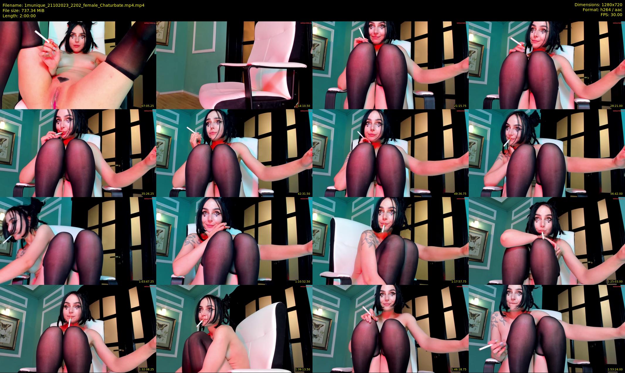 1munique — 120 minute Chaturbate female cam show recording, 720p, Oct 21, 2023