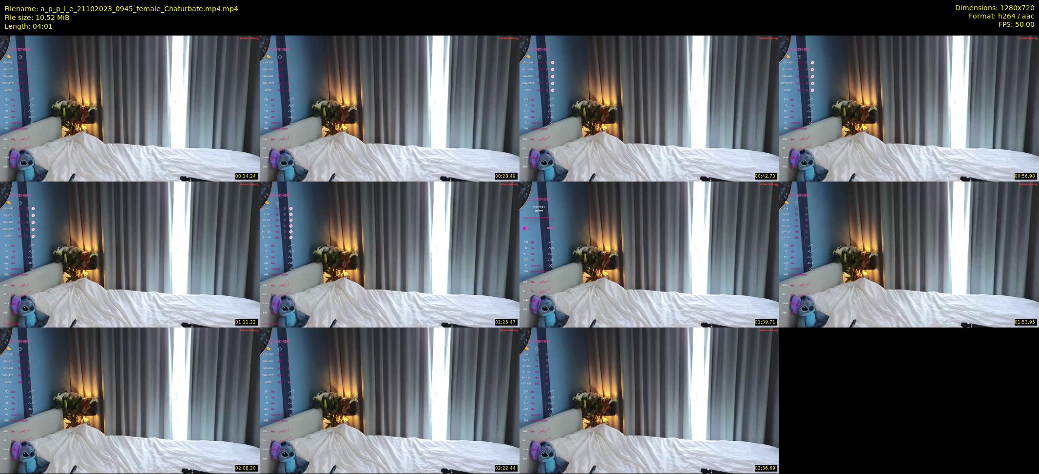 a_p_p_l_e — 5 minute Chaturbate female cam show recording, 720p, Oct 21, 2023