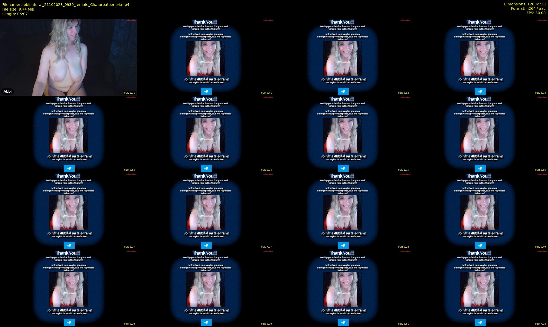 abbinatural — 7 minute Chaturbate female cam show recording, 720p, Oct 21, 2023