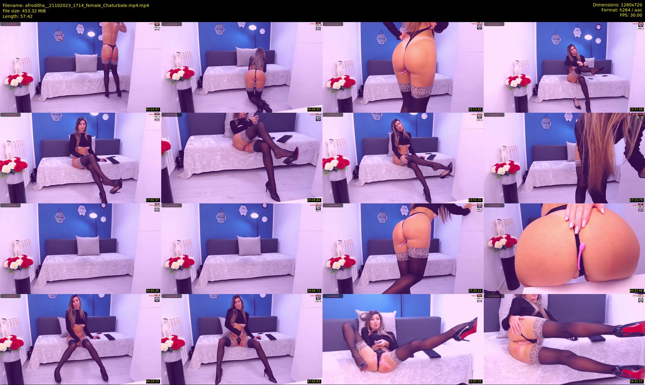 afroditha_ — 58 minute Chaturbate female cam show recording, 720p, Oct 21, 2023