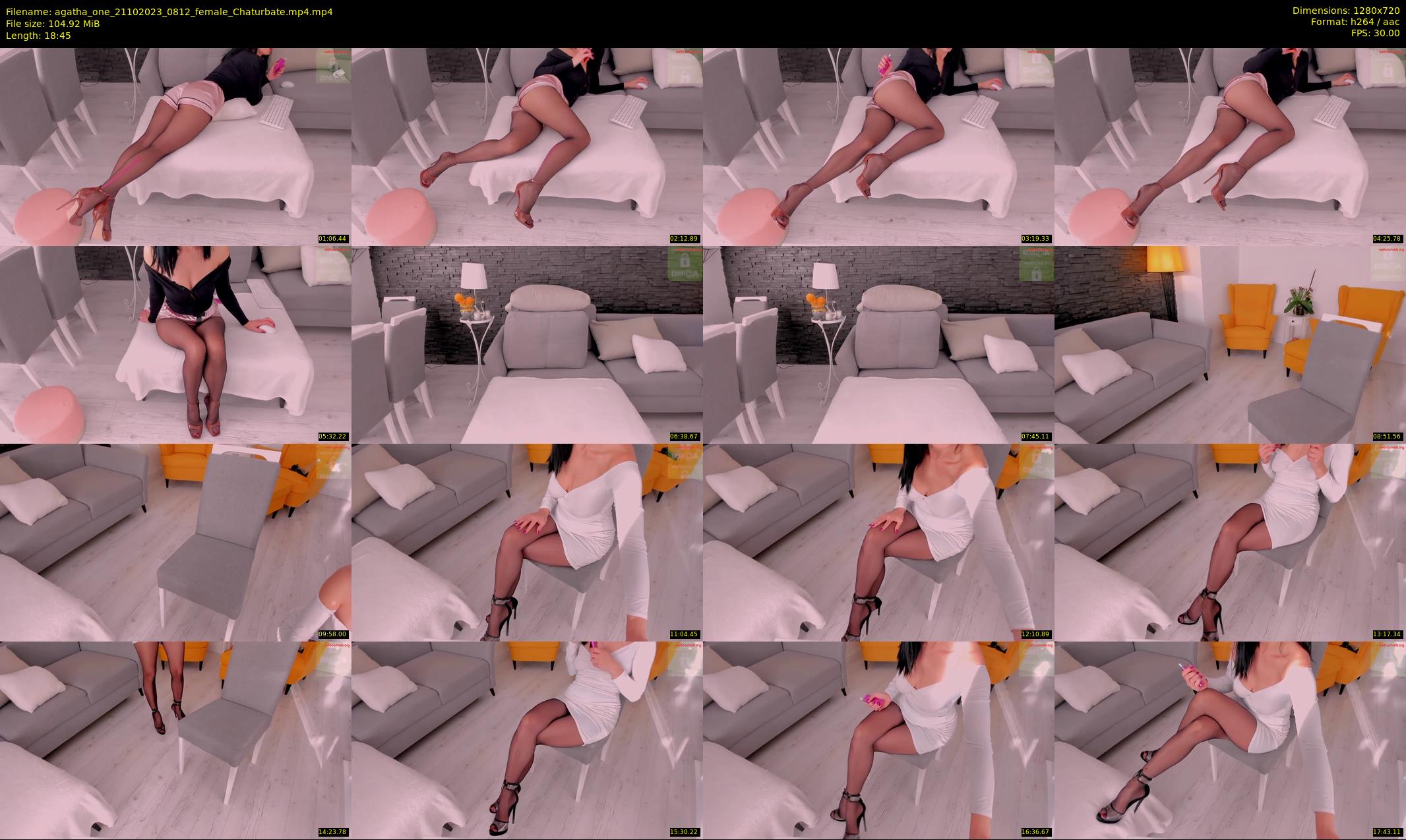 agatha_one — 19 minute Chaturbate female cam show recording, 720p, Oct 21, 2023
