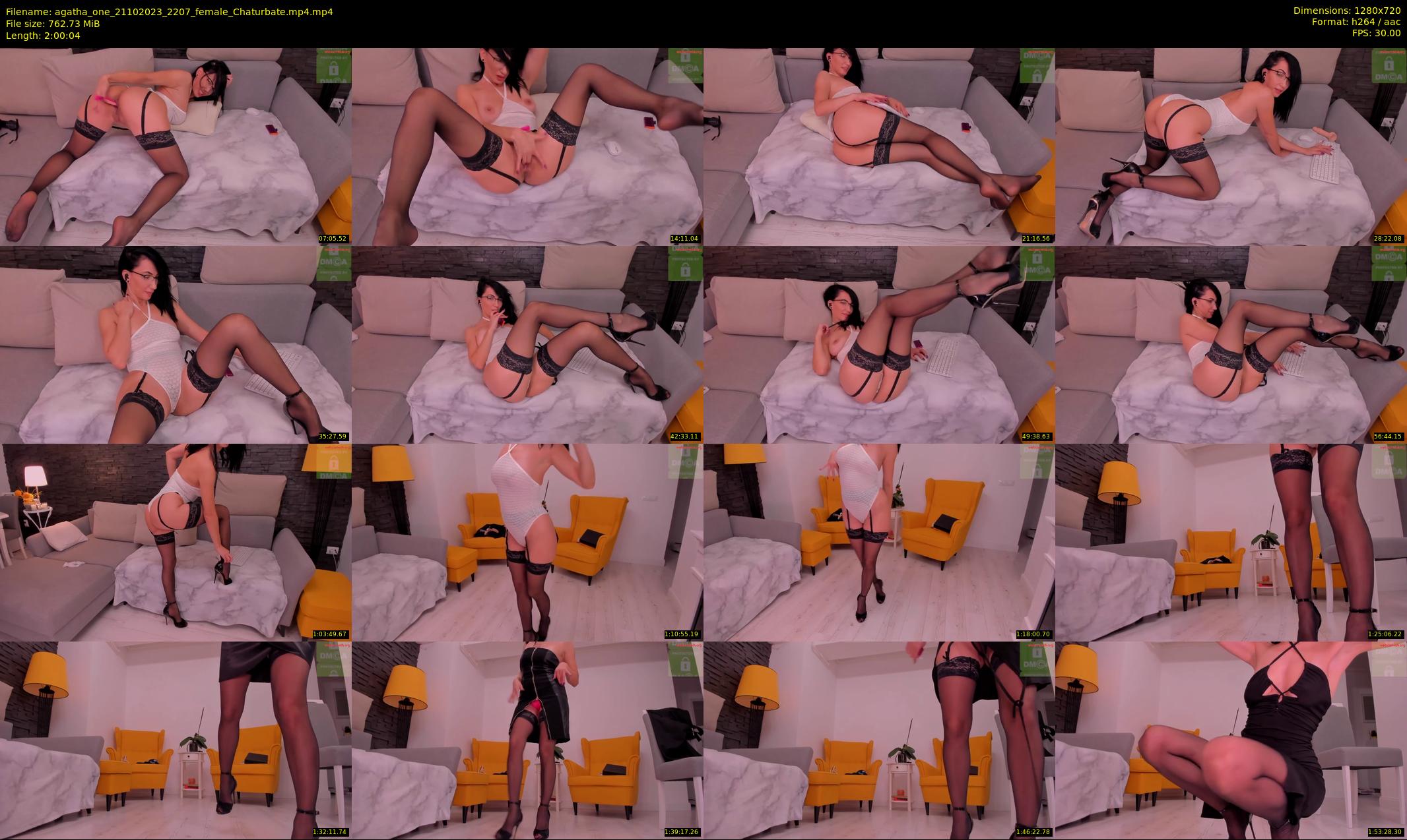 agatha_one — 121 minute Chaturbate female cam show recording, 720p, Oct 21, 2023