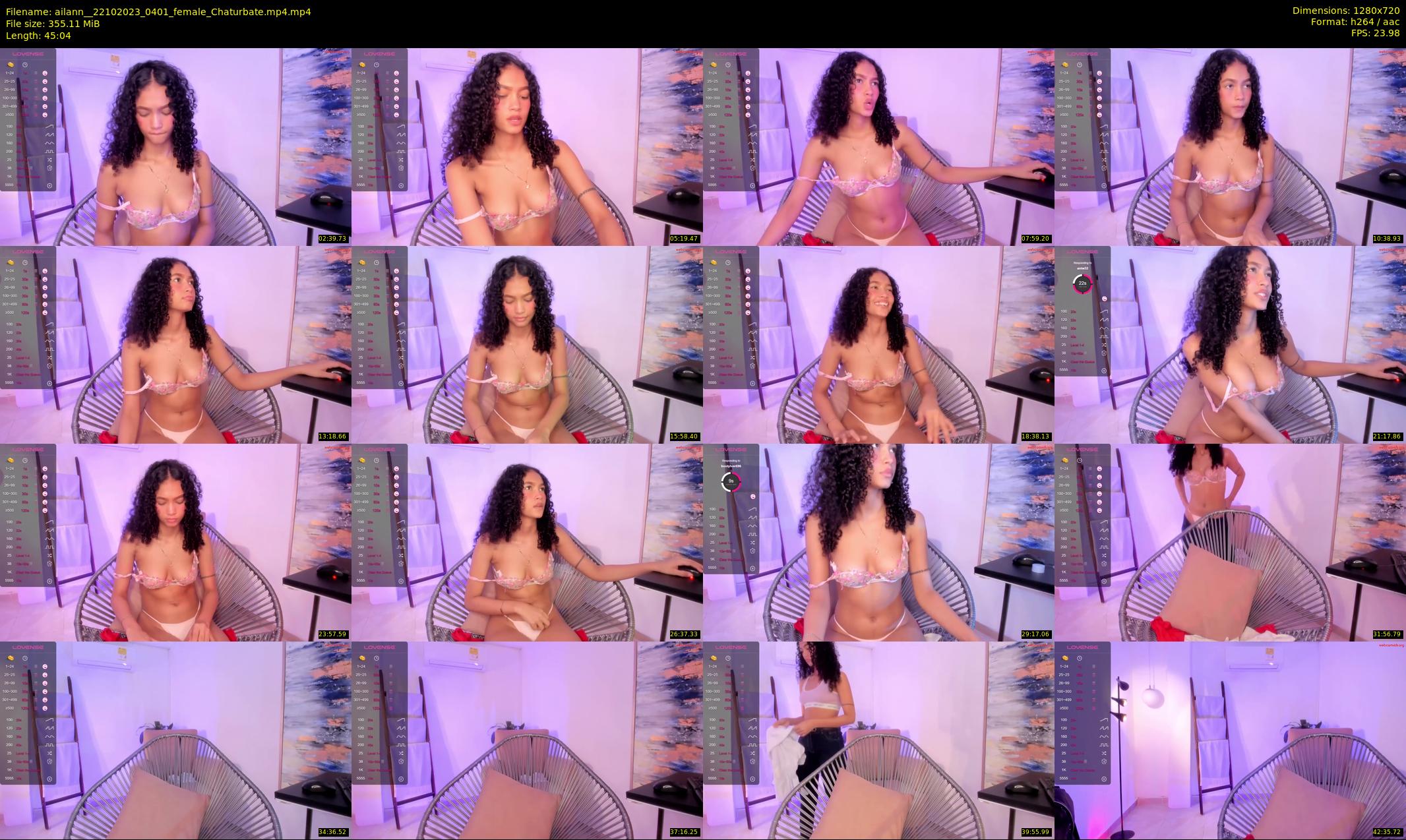 ailann_ — 46 minute Chaturbate female cam show recording, 720p, Oct 22, 2023