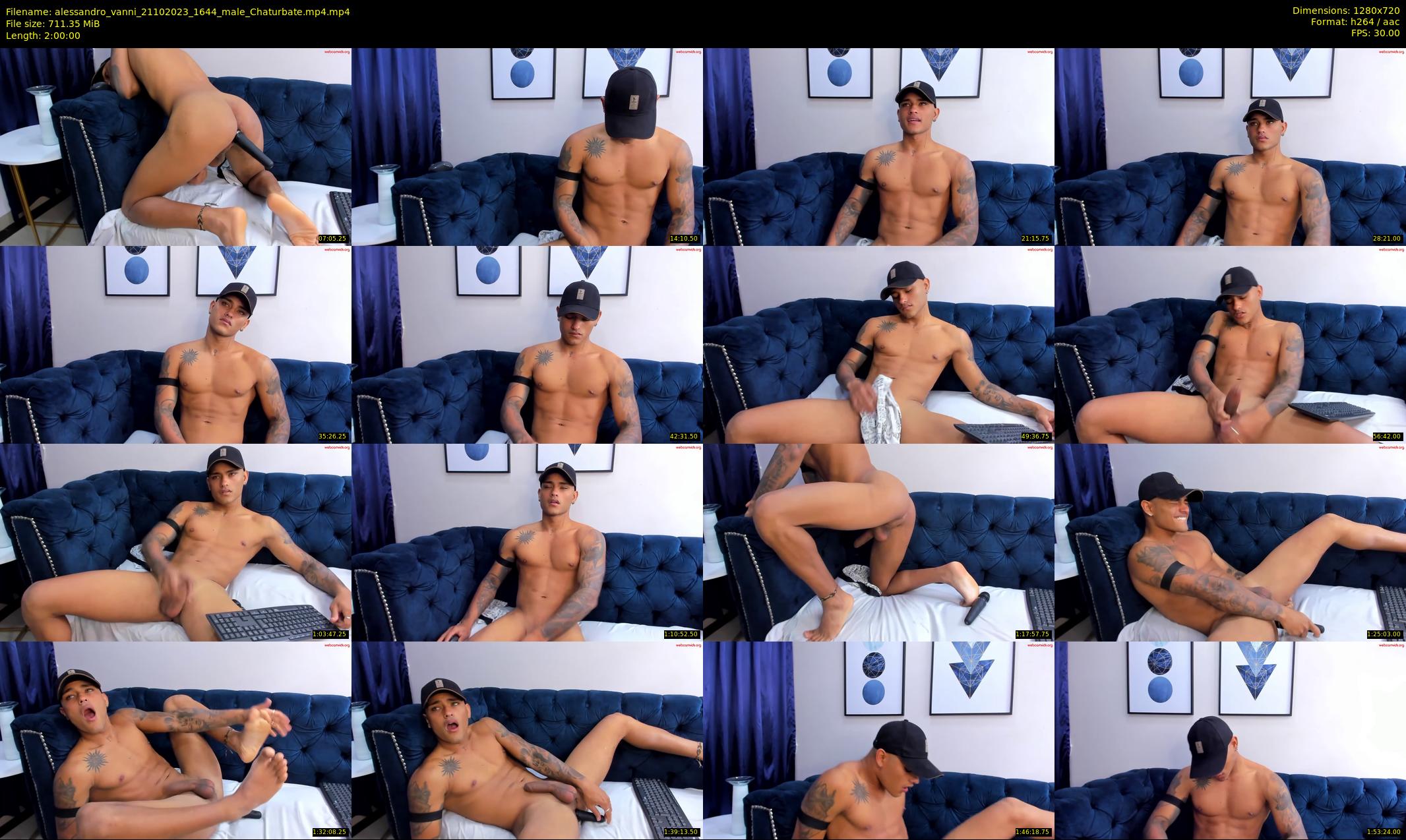 alessandro_vanni — 120 minute Chaturbate male cam show recording, 720p, Oct 21, 2023