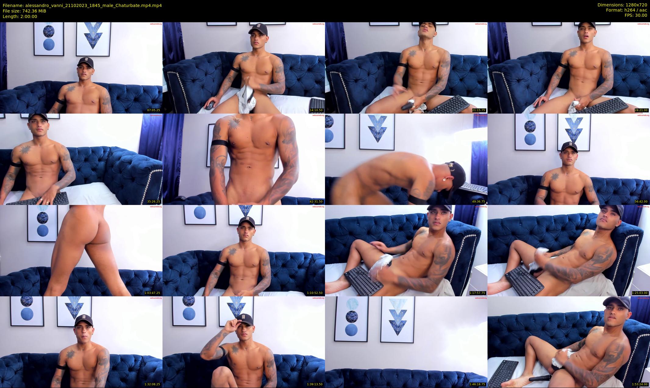 alessandro_vanni — 120 minute Chaturbate male cam show recording, 720p, Oct 21, 2023