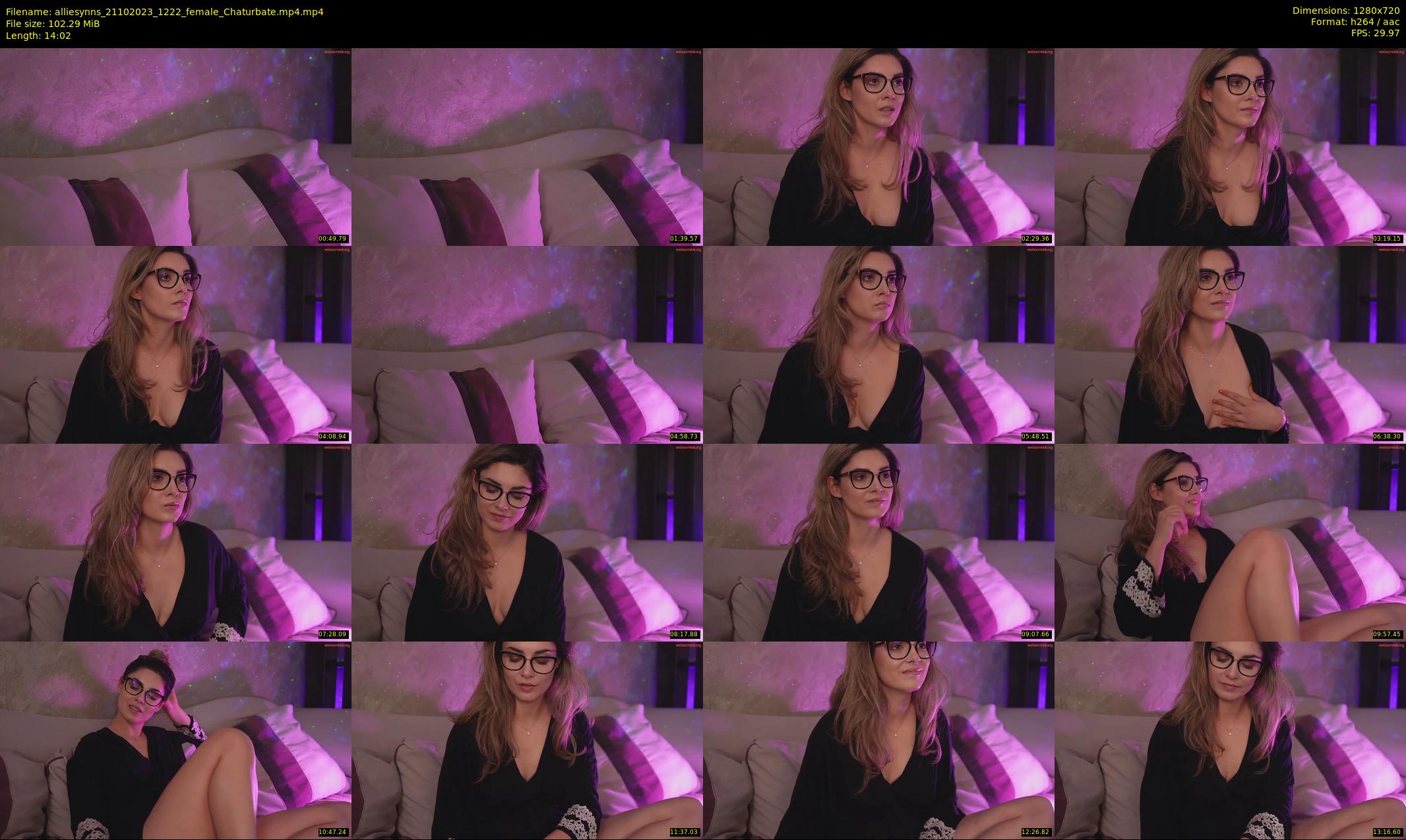 alliesynns — 15 minute Chaturbate female cam show recording, 720p, Oct 21, 2023