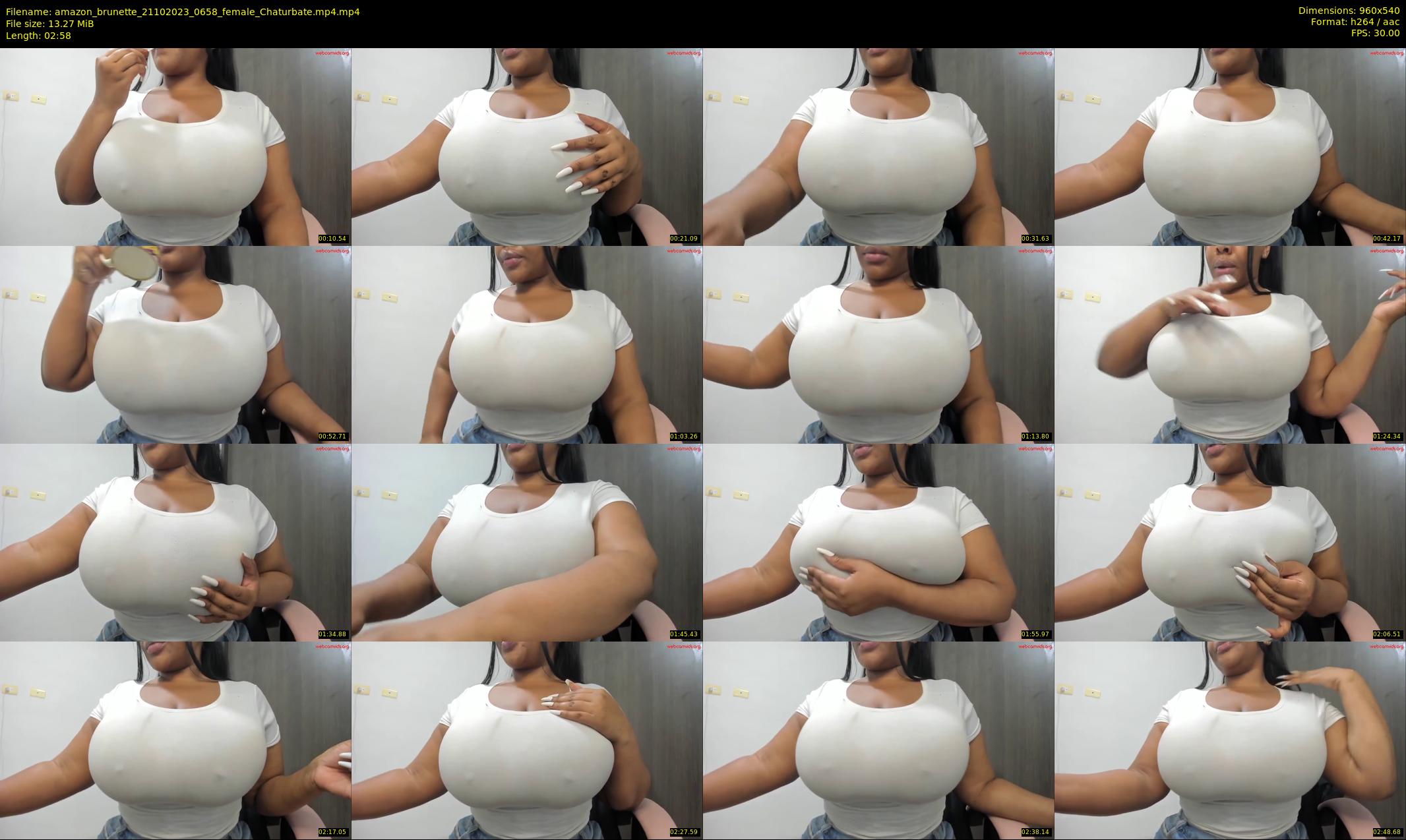 amazon_brunette — 3 minute Chaturbate female cam show recording, 480p, Oct 21, 2023