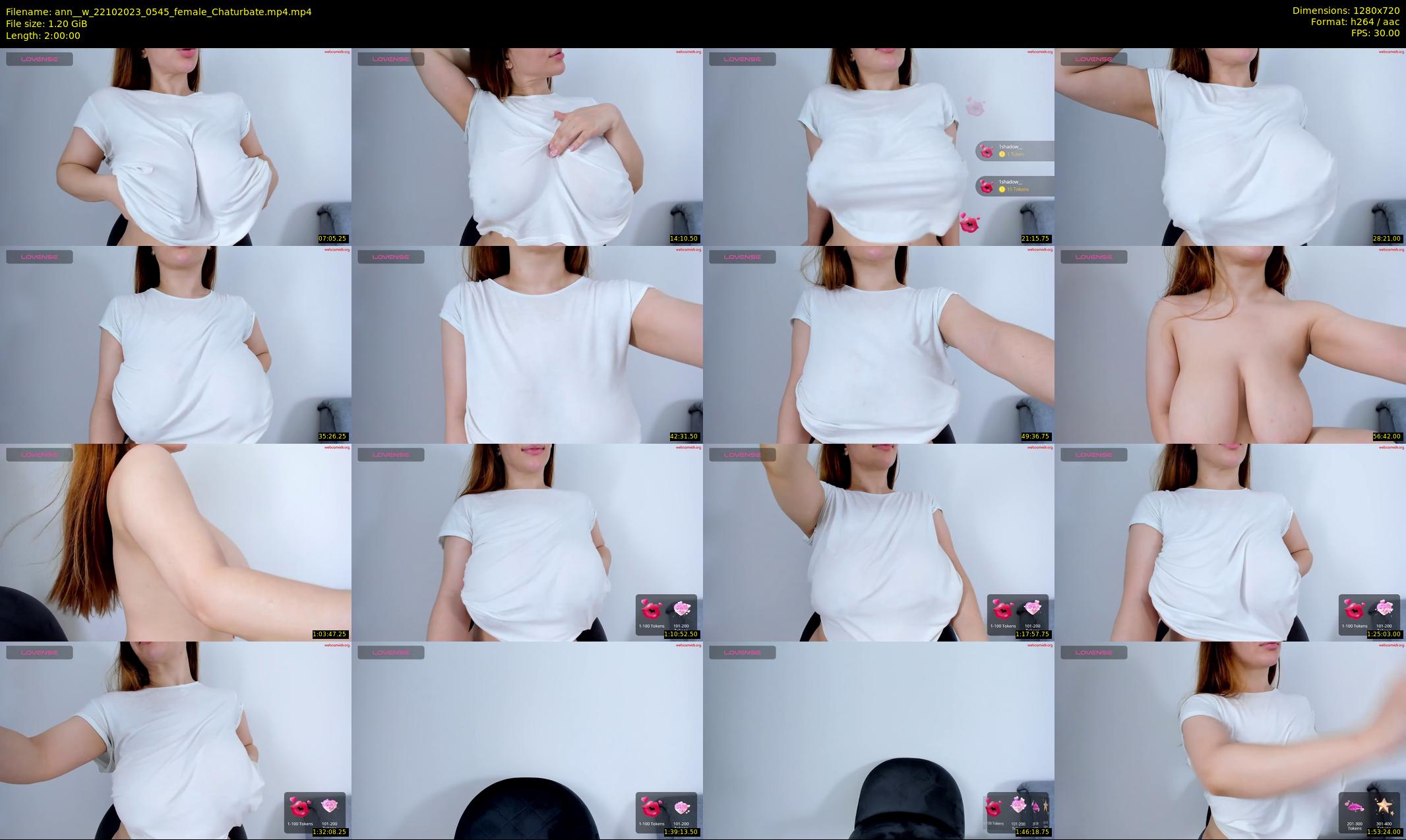 ann__w — 120 minute Chaturbate female cam show recording, 720p, Oct 22, 2023