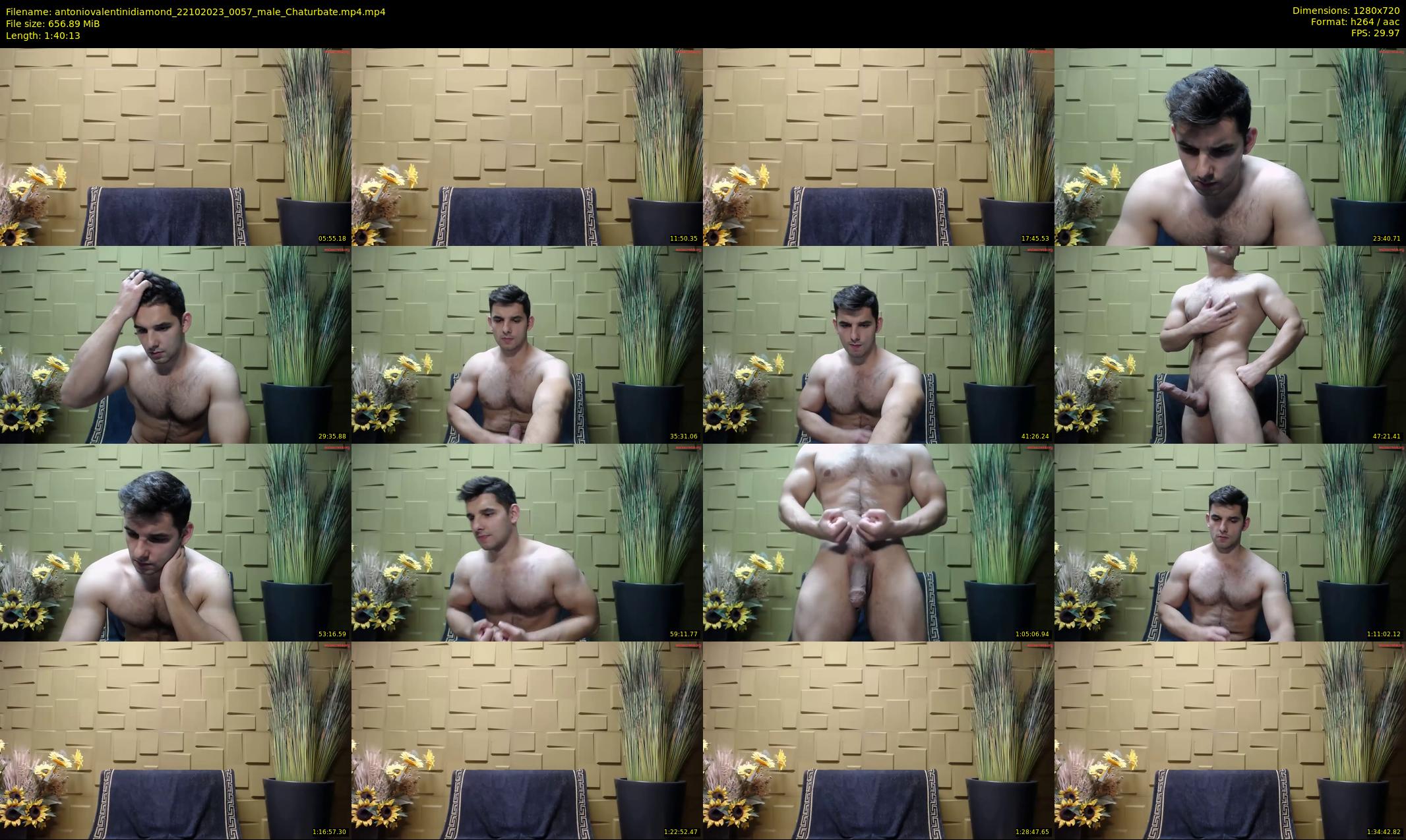 antoniovalentinidiamond — 101 minute Chaturbate male cam show recording, 720p, Oct 22, 2023