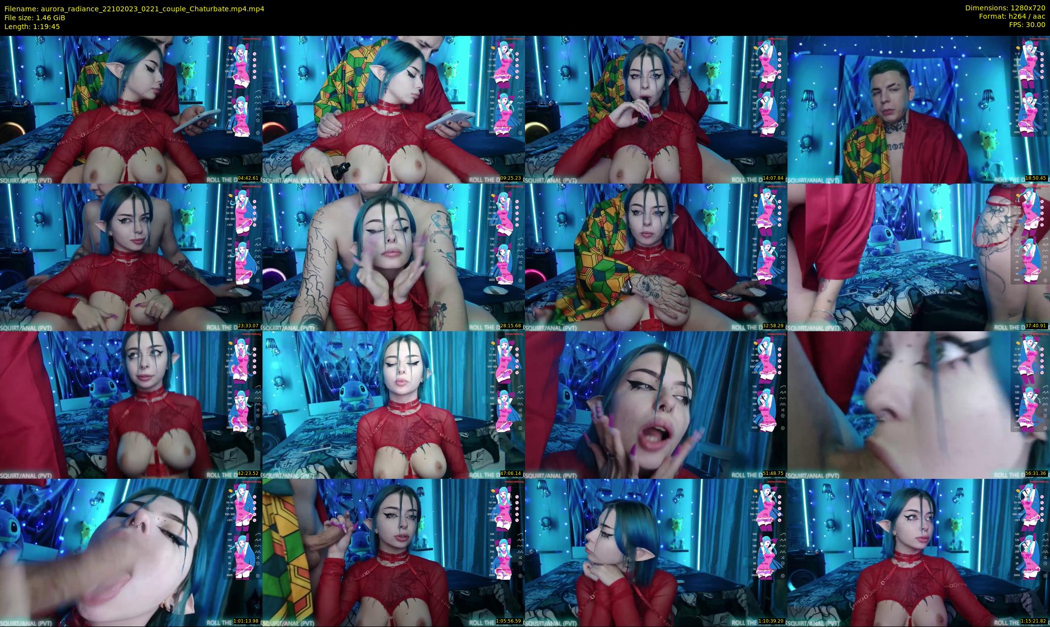 aurora_radiance — 80 minute Chaturbate couple cam show recording, 720p, Oct 22, 2023