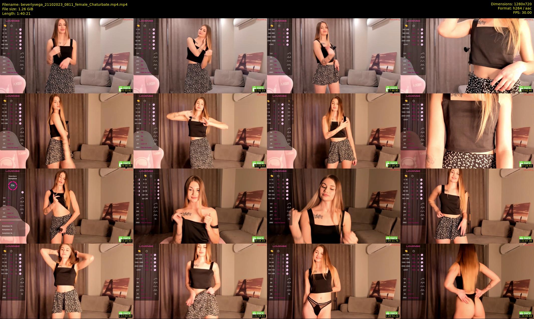 beverlyvega — 101 minute Chaturbate couple cam show recording, 720p, Oct 21, 2023