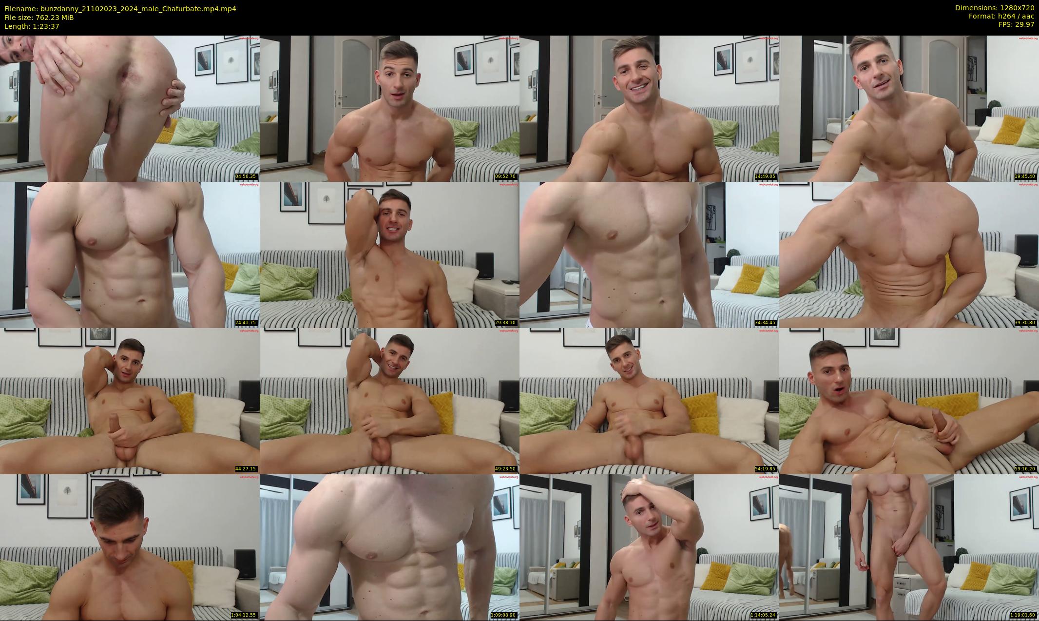 bunzdanny — 84 minute Chaturbate male cam show recording, 720p, Oct 21, 2023