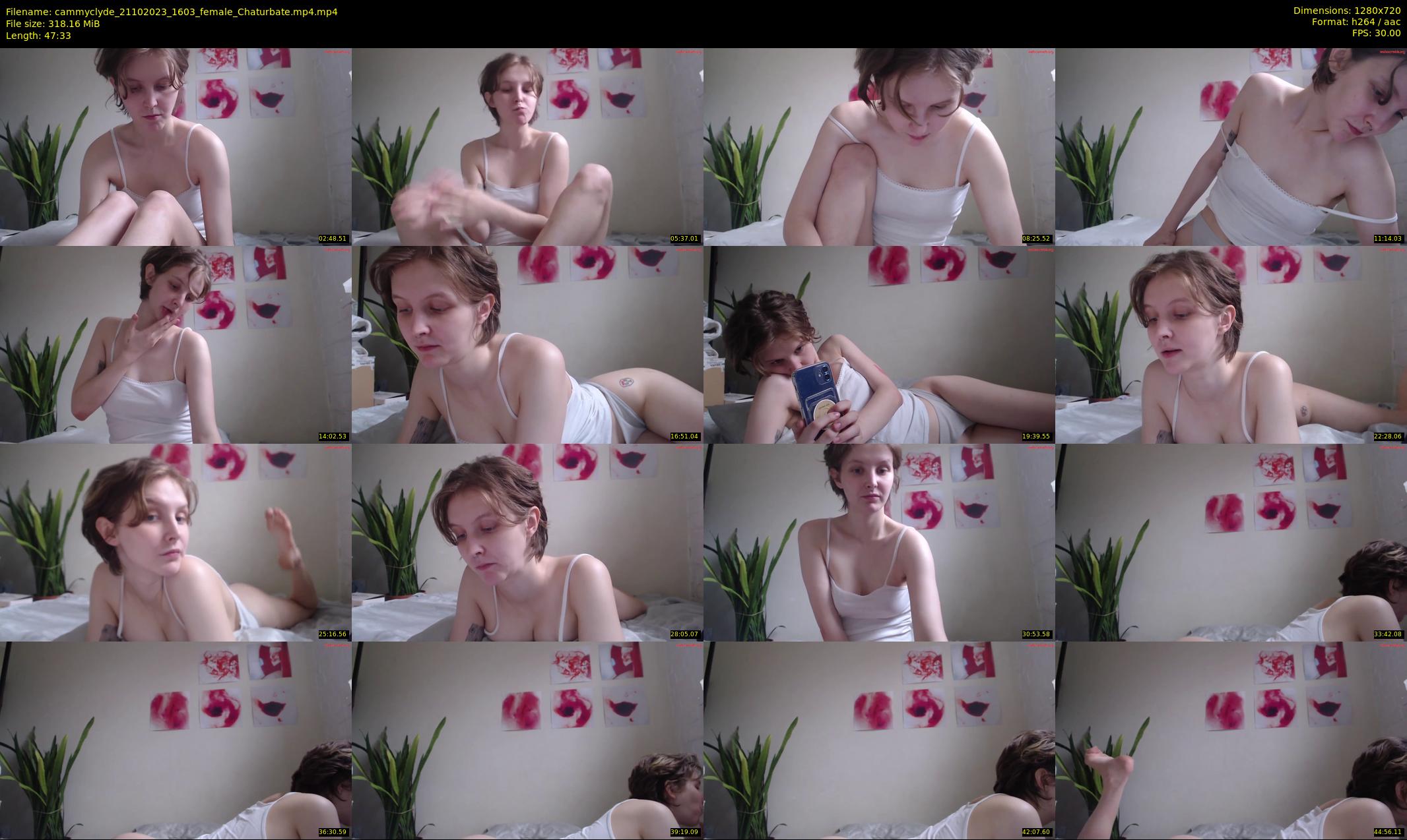 cammyclyde — 48 minute Chaturbate female cam show recording, 720p, Oct 21, 2023