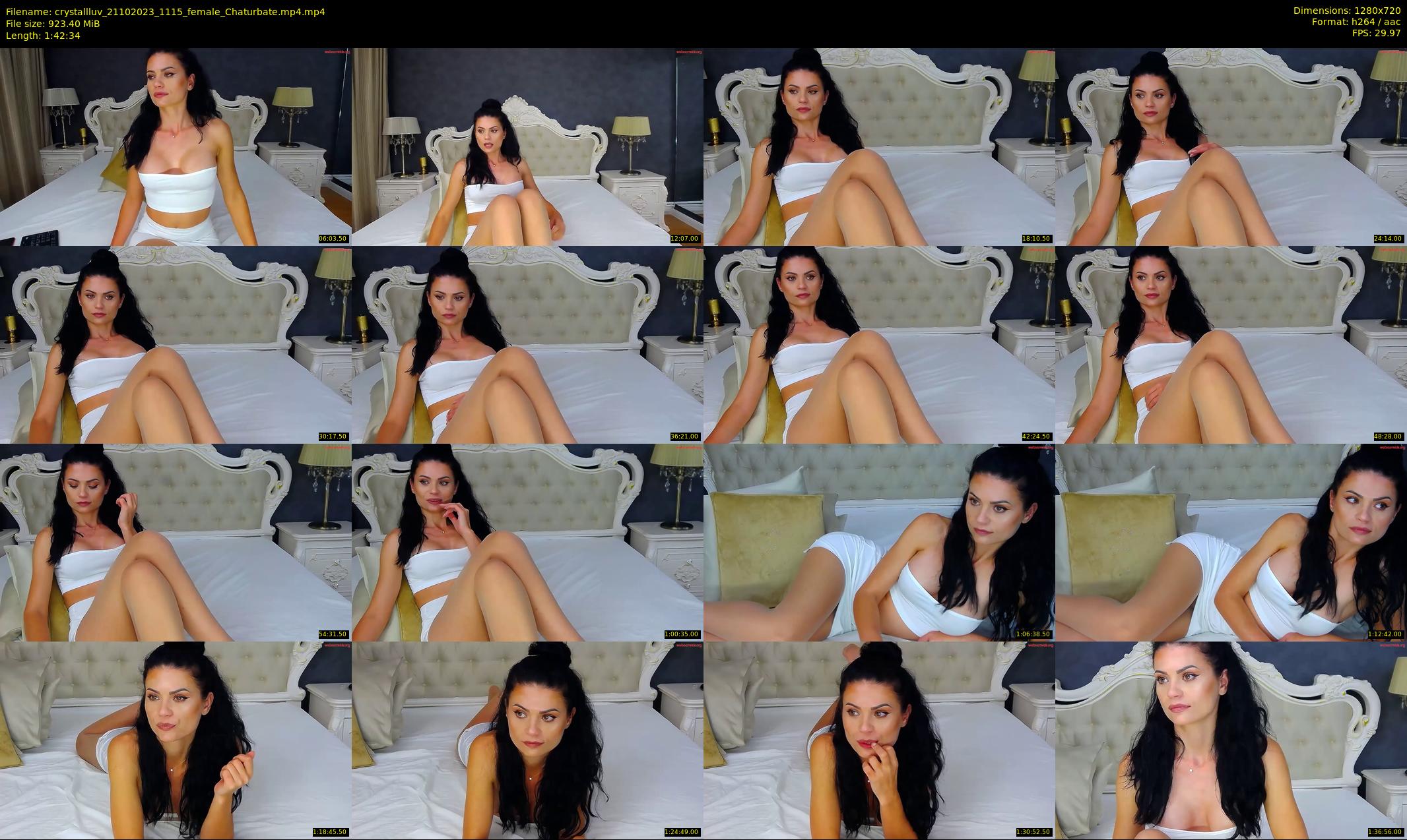 crystallluv — 103 minute Chaturbate female cam show recording, 720p, Oct 21, 2023