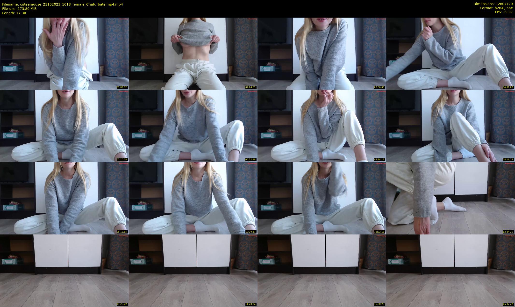 cuteemouse — 18 minute Chaturbate female cam show recording, 720p, Oct 21, 2023