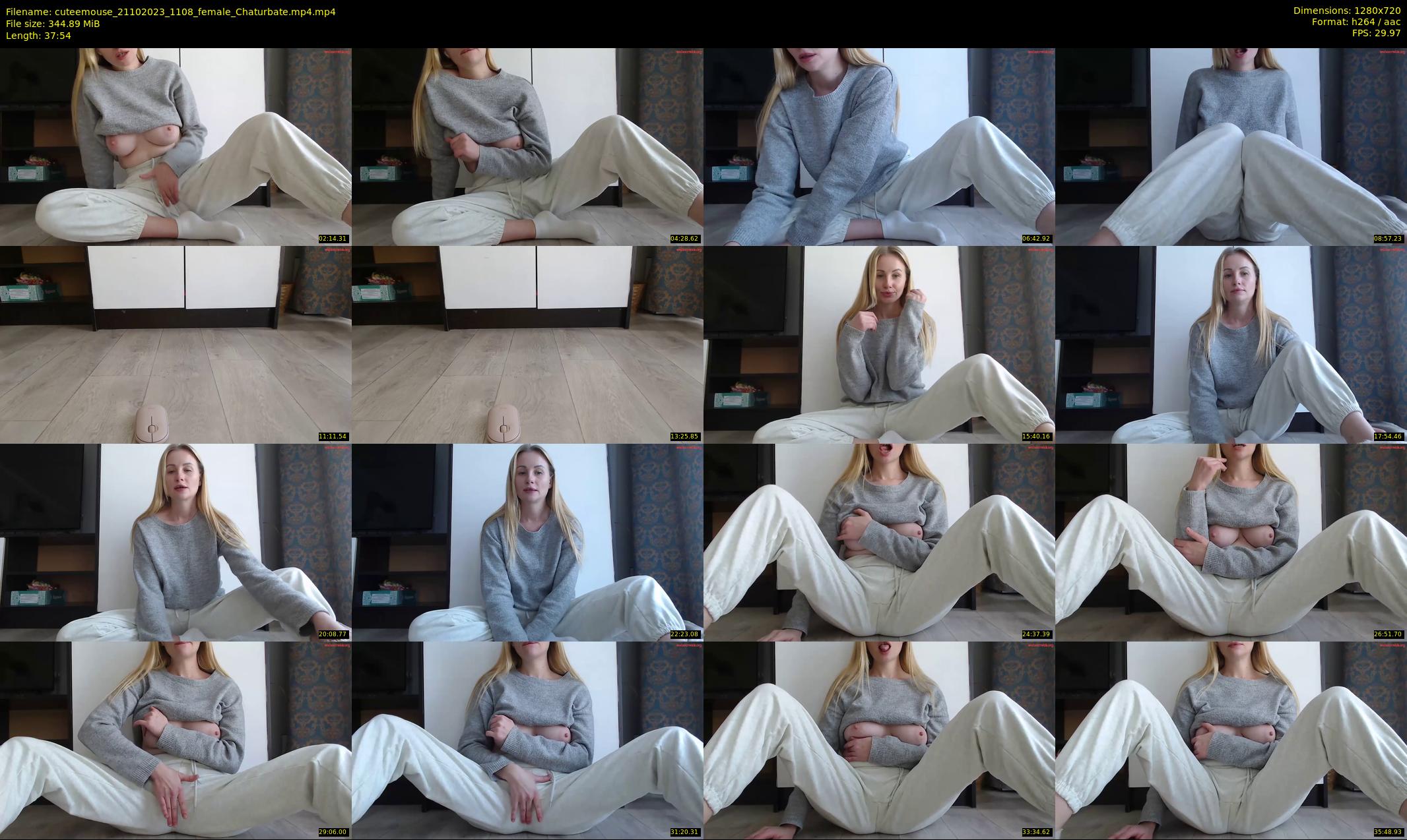 cuteemouse — 38 minute Chaturbate female cam show recording, 720p, Oct 21, 2023