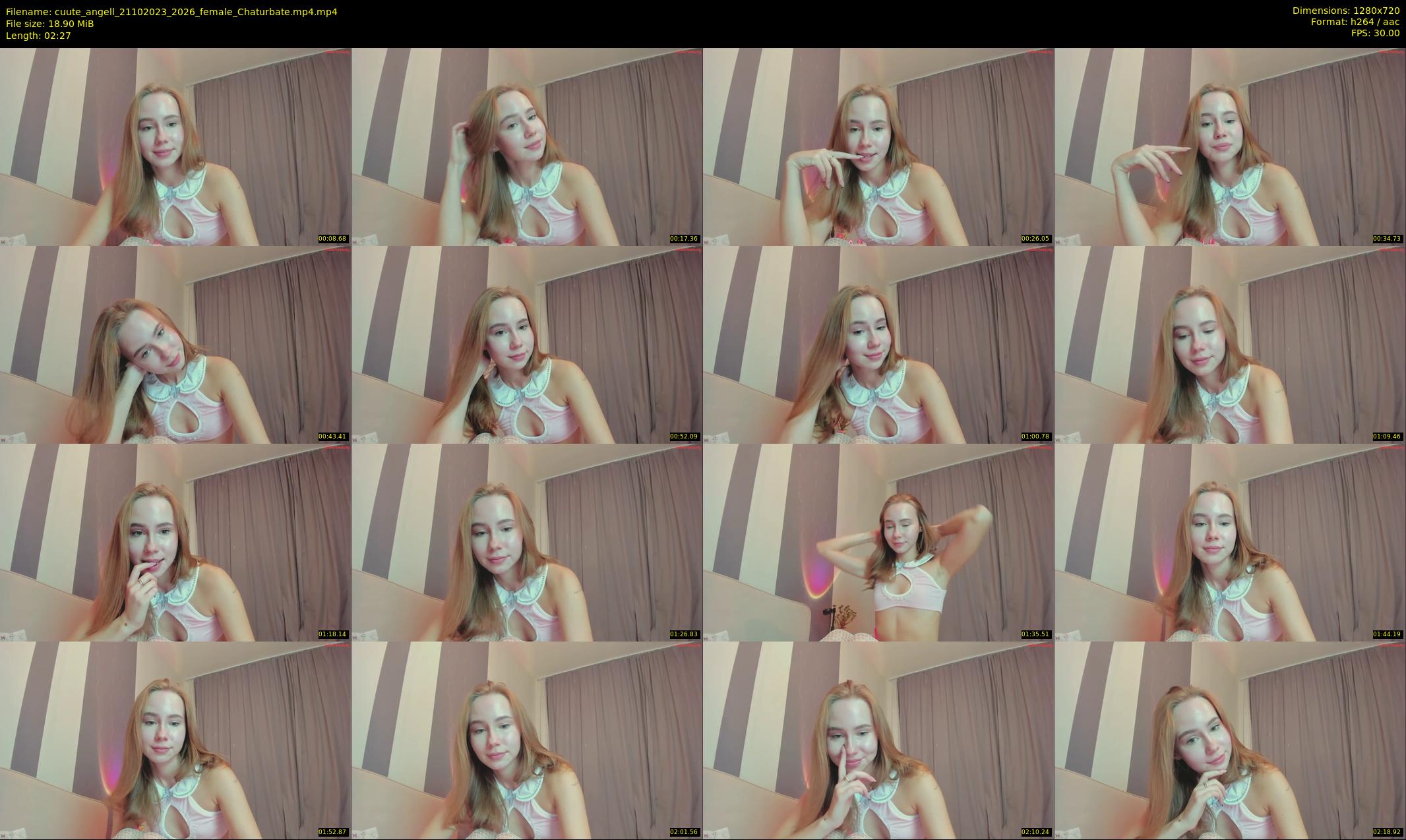 cuute_angell — 3 minute Chaturbate female cam show recording, 720p, Oct 21, 2023