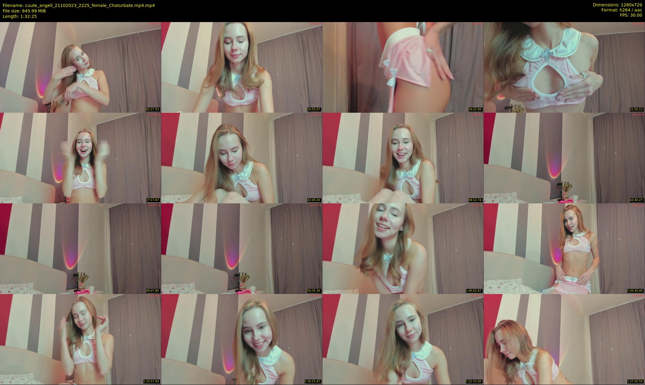 cuute_angell — 93 minute Chaturbate female cam show recording, 720p, Oct 21, 2023