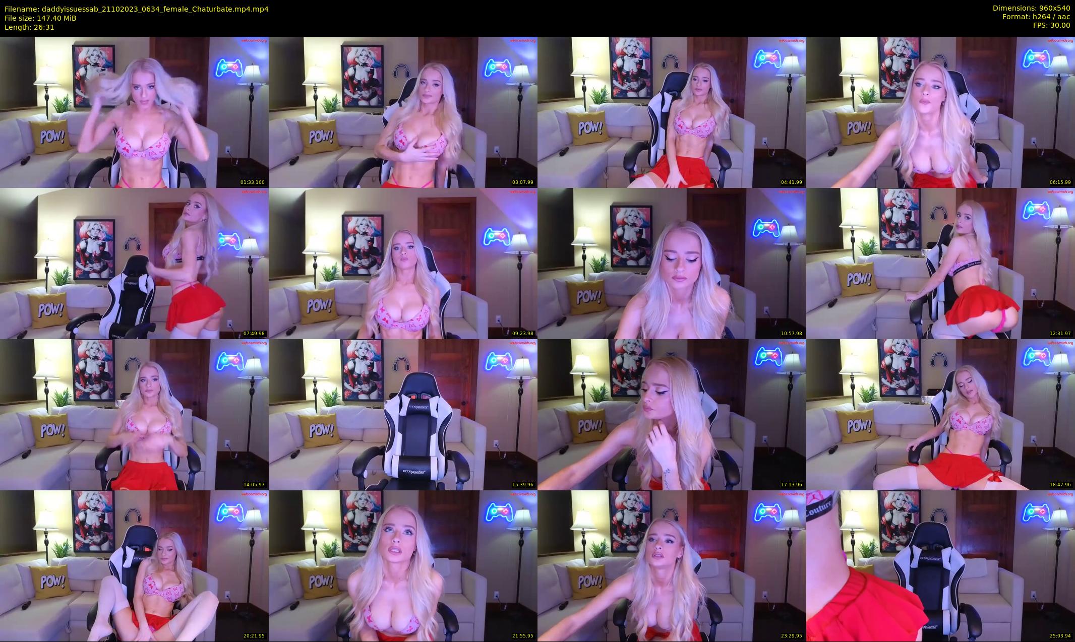 daddyissuessab — 27 minute Chaturbate female cam show recording, 480p, Oct 21, 2023