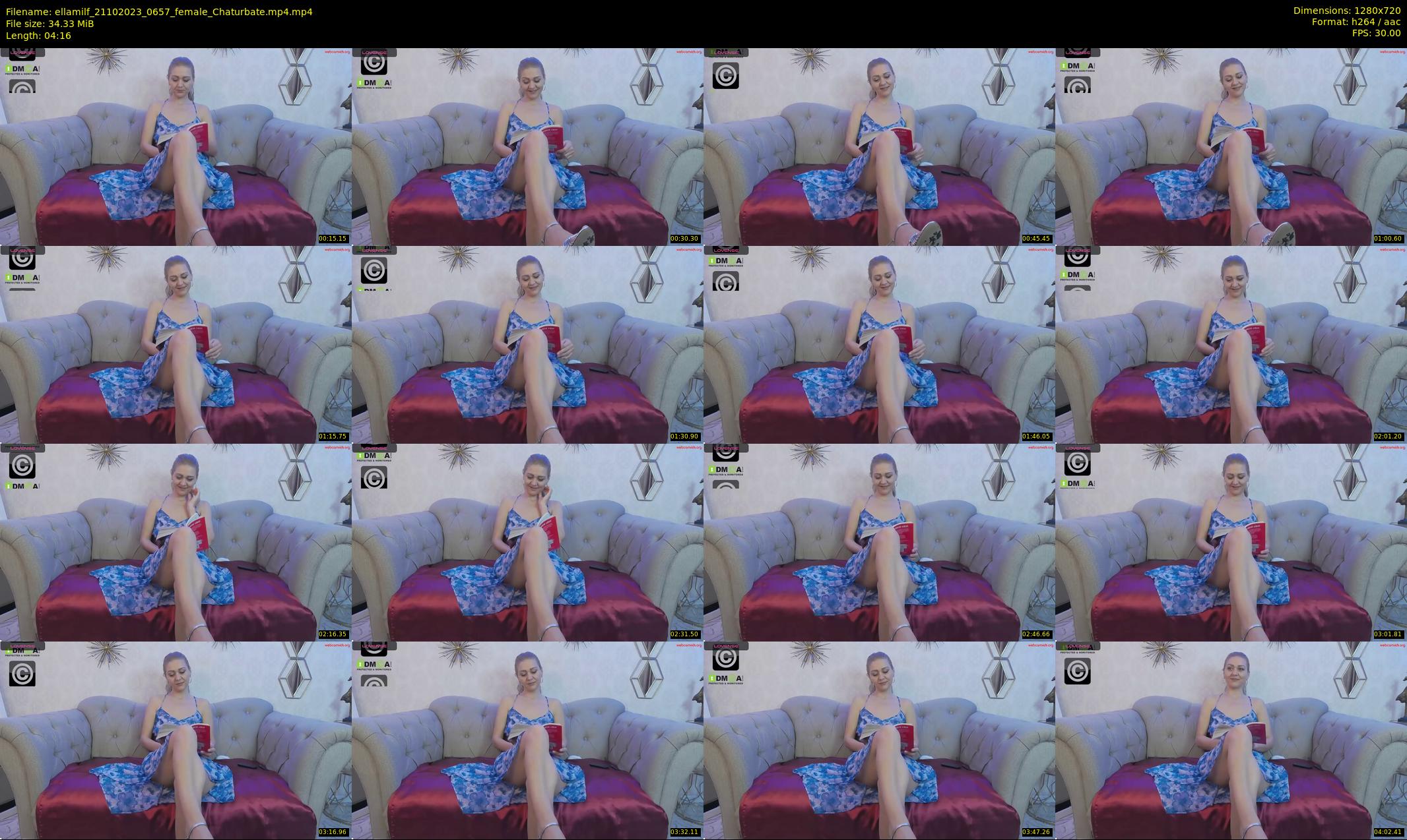 ellamilf — 5 minute Chaturbate female cam show recording, 720p, Oct 21, 2023